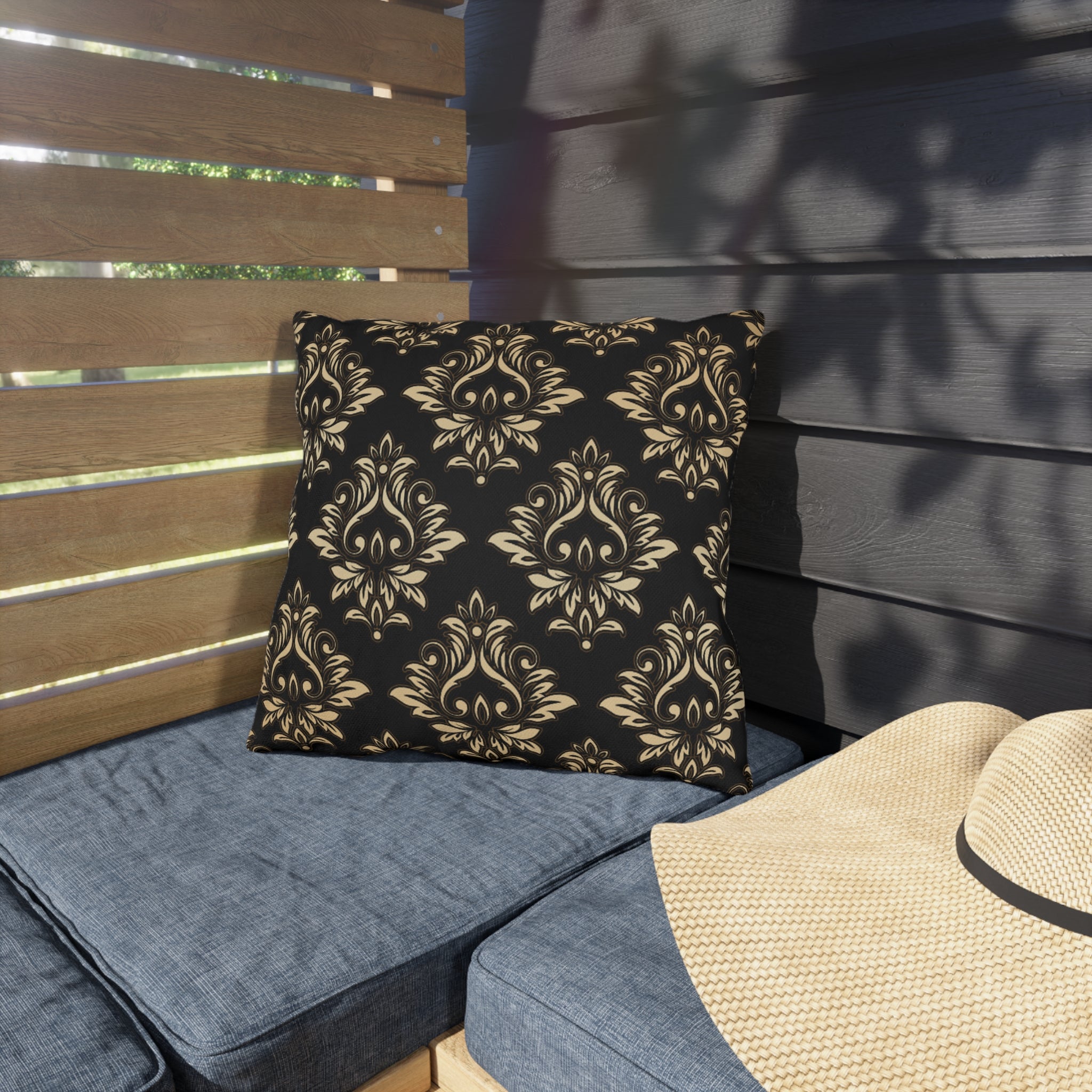 Elegant Outdoor Pillows, Patio Decor, Garden Throw Pillows, Outdoor Cushion Covers, Chic Home Accessories