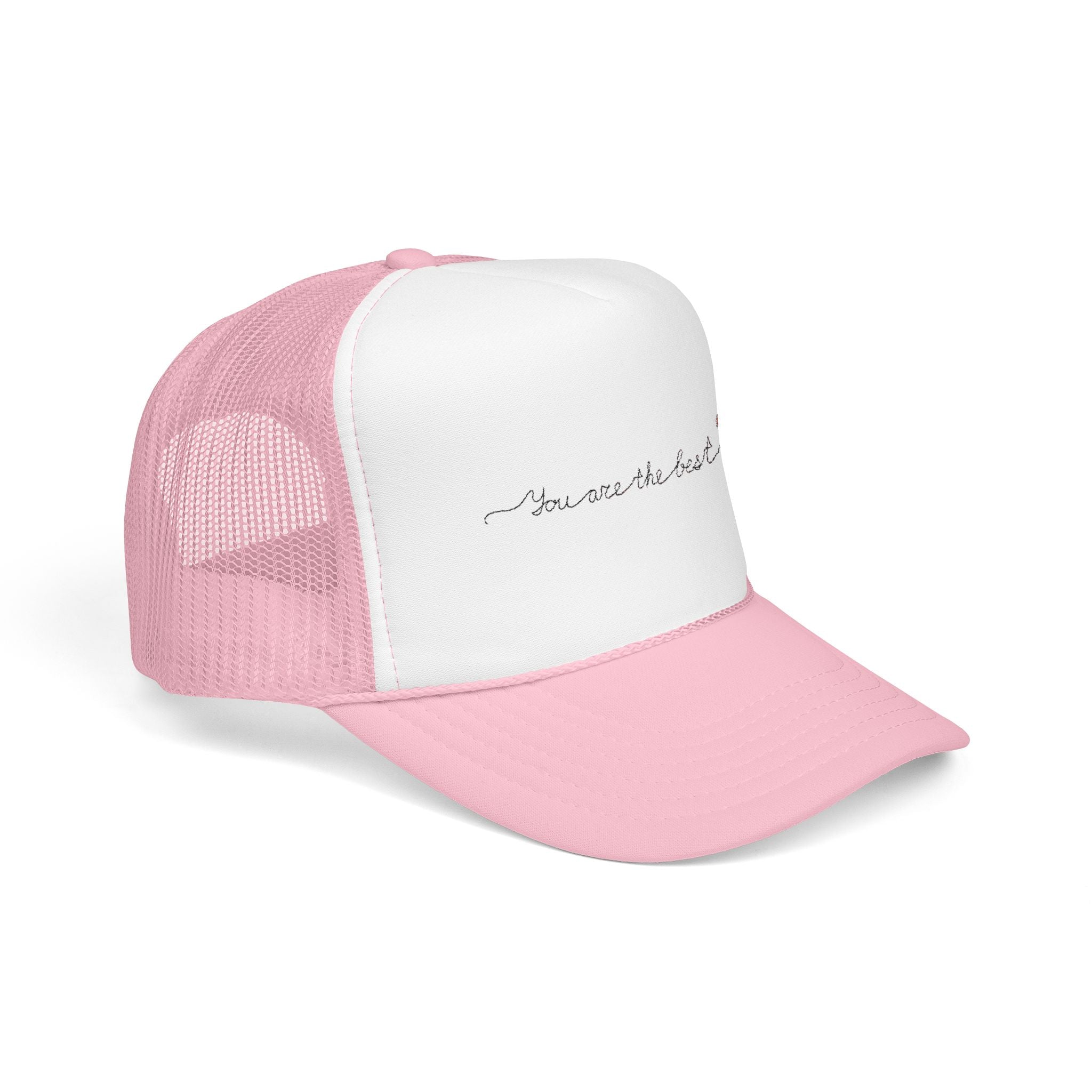 Copy of You Are the Best Foam Trucker Hat, Custom Embroidered Cap, Gift for Friends, Casual Wear, Birthday Gift, Inspirational Accessory