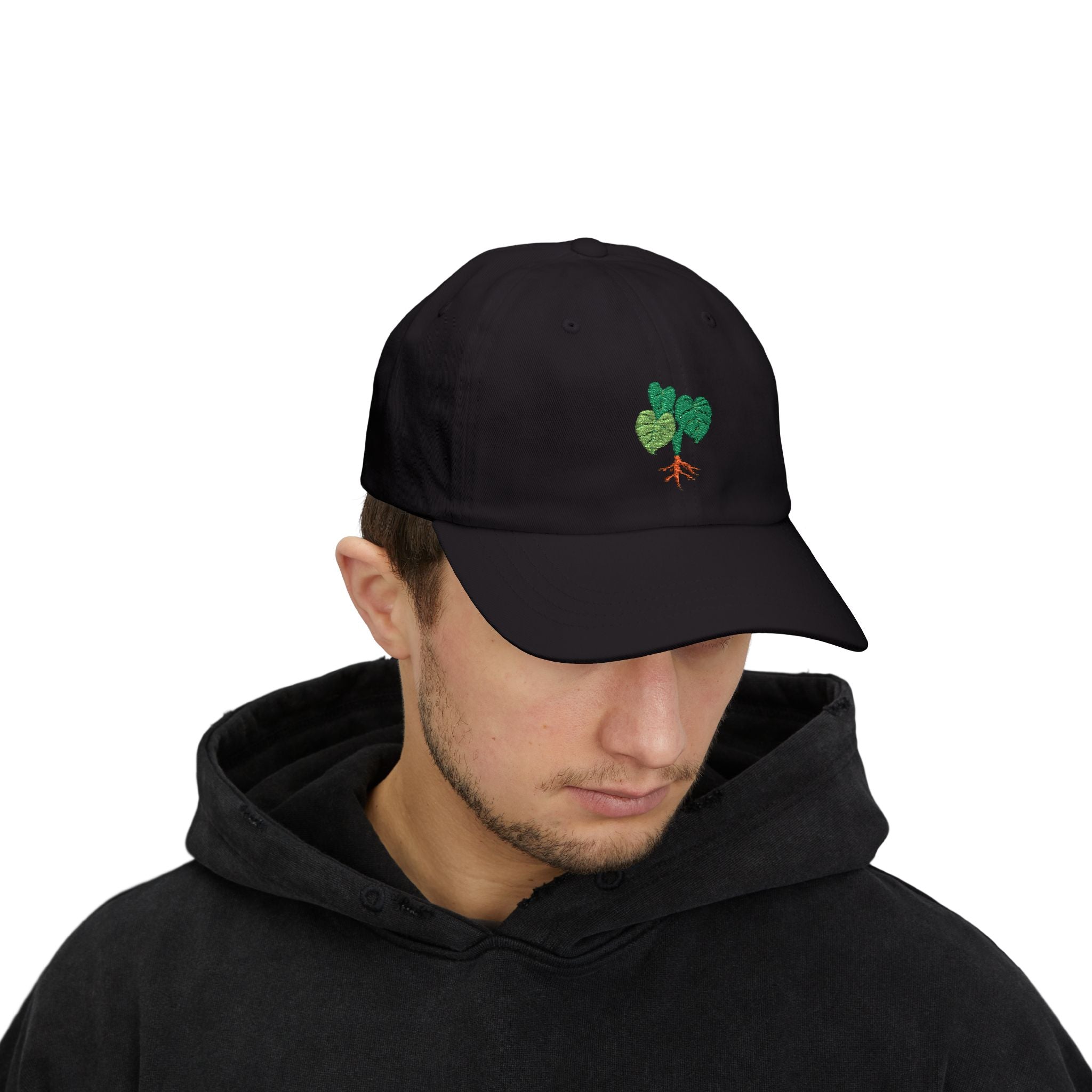 Kalo(taro leaf) Classic Dad Cap | Casual Green Leaf Hat, Gift for Dads, Gardening Enthusiasts, Outdoor Lovers, Eco-Friendly Fashion