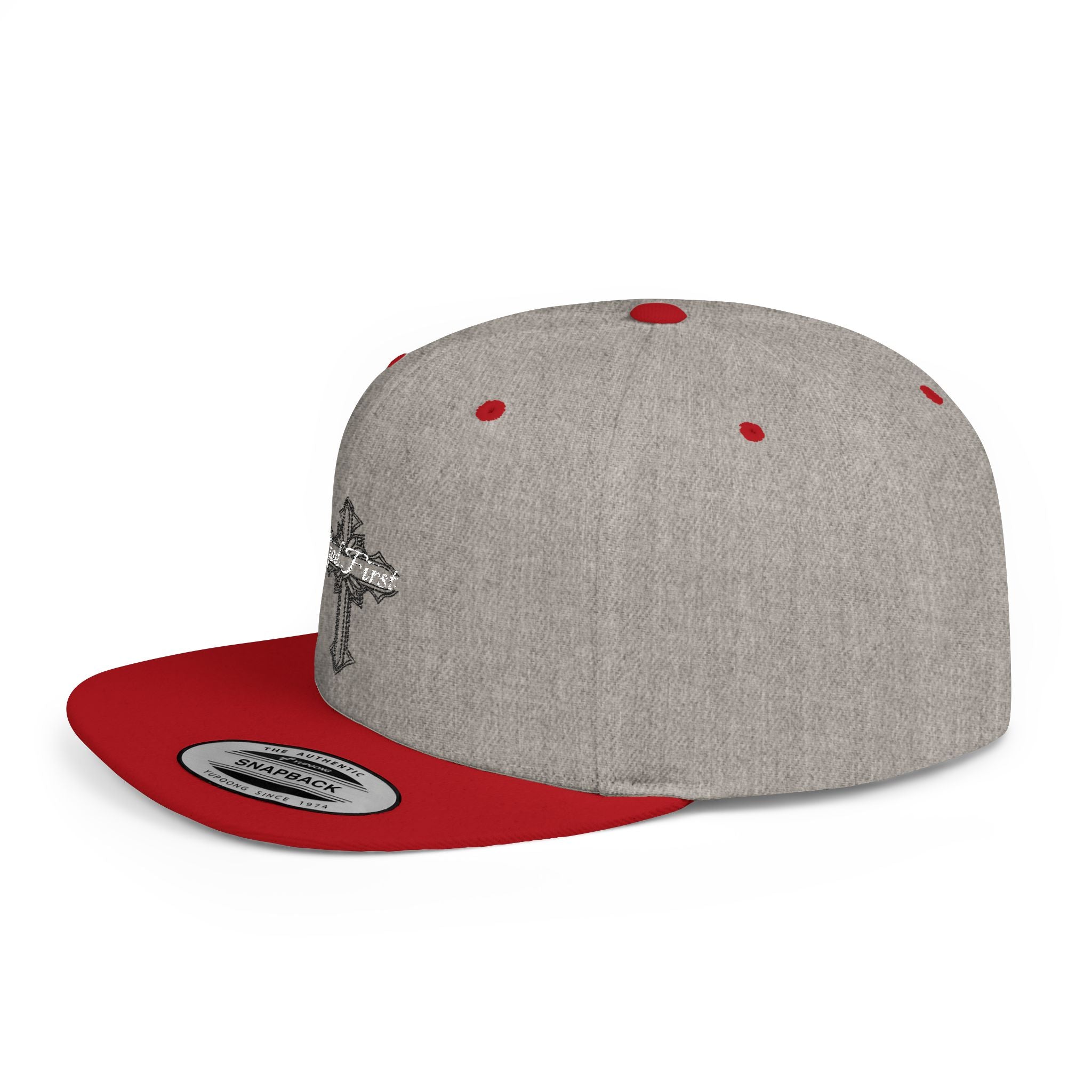 Stylish God First Flat Bill Snapback Hat | Trendy Cap for Faith Enthusiasts | Perfect Gift for All Occasions, Casual Wear, Everyday [...]