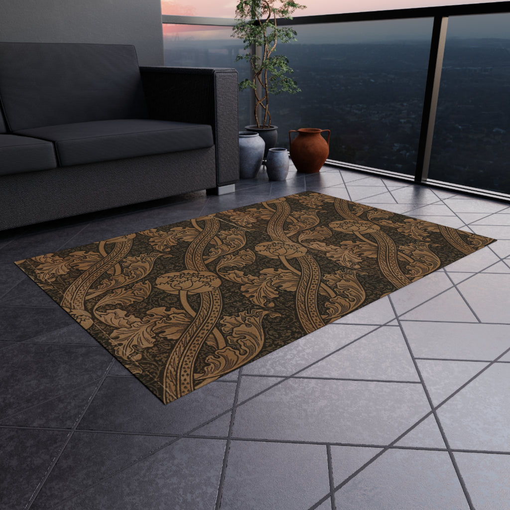 Stylish Outdoor Rug for Patios, Garden Decor, Durable Entryway Mat, Home Makeover, Modern Aesthetic, Perfect for Parties