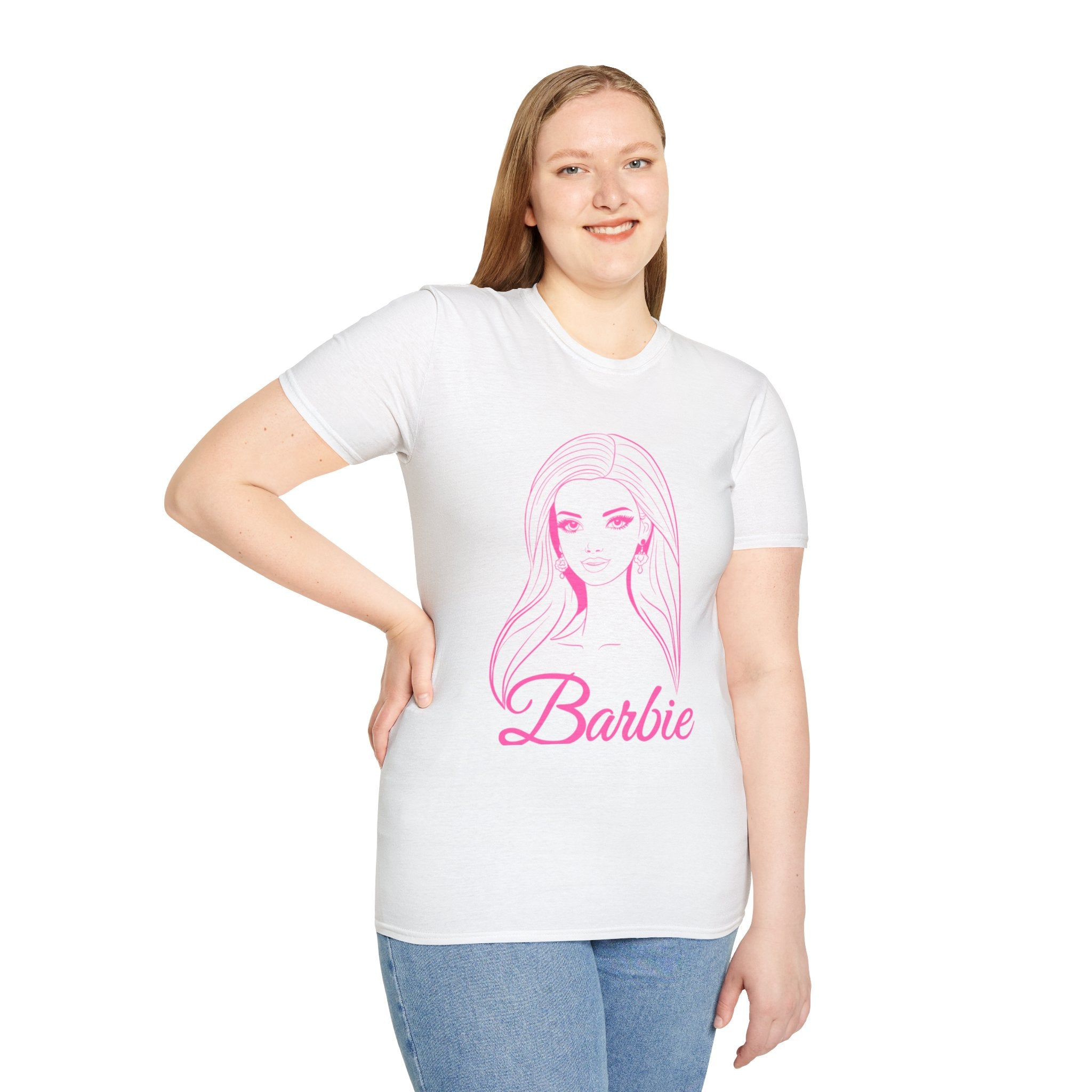 Barbie Inspired Unisex Softstyle T-Shirt | Cute Cartoon Tee for Casual Wear, Birthday Gift, Retro Fashion, Barbie Party, Trendy [...]