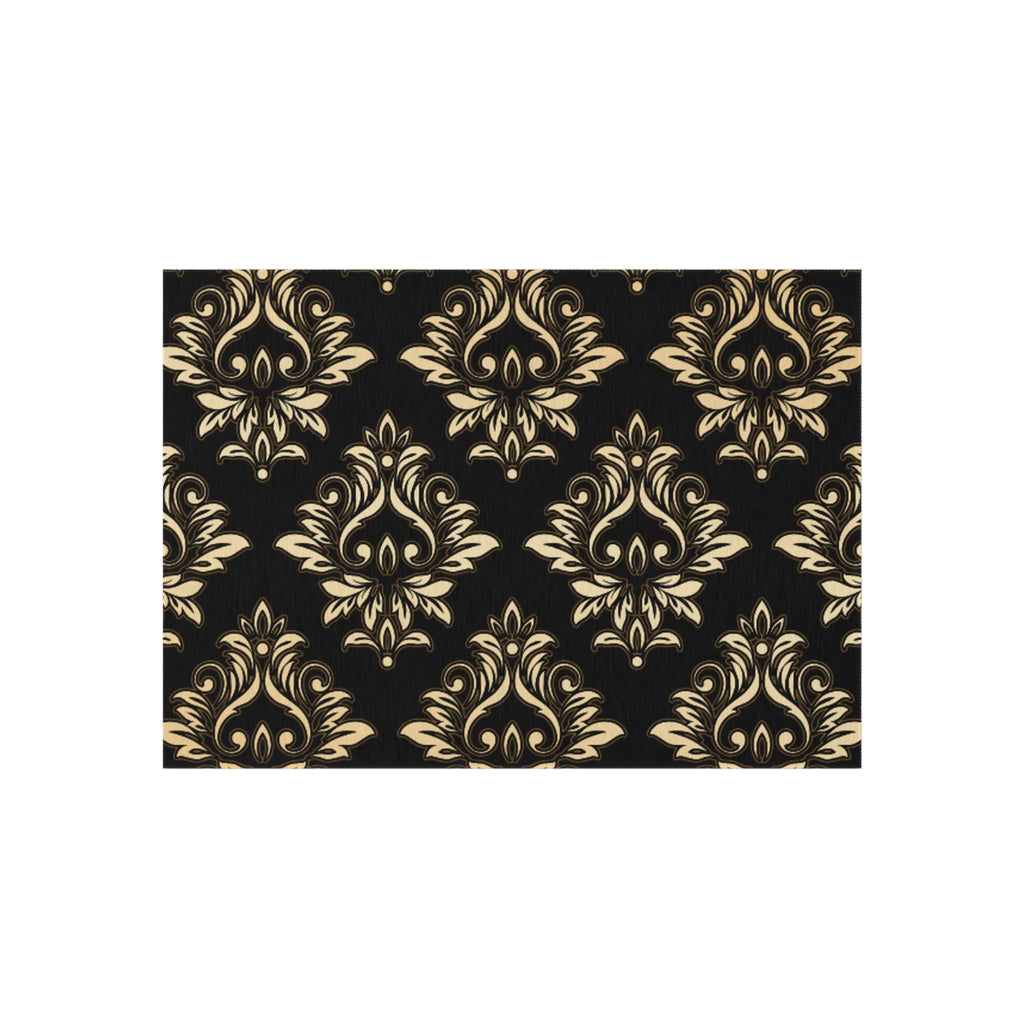 Stylish Outdoor Rug for Patios, Modern Decor, Home and Garden, Table Setting, Outdoor Living, Perfect for BBQs