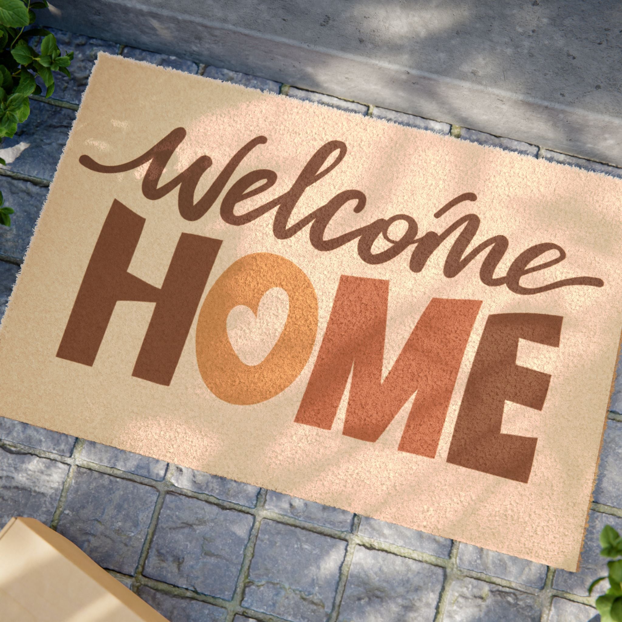 Welcome Home Doormat - Cozy Entry Rug for New Homeowners, Housewarming Gift, Outdoor or Indoor Welcome Mat, Rustic Decor, Personalized [...]