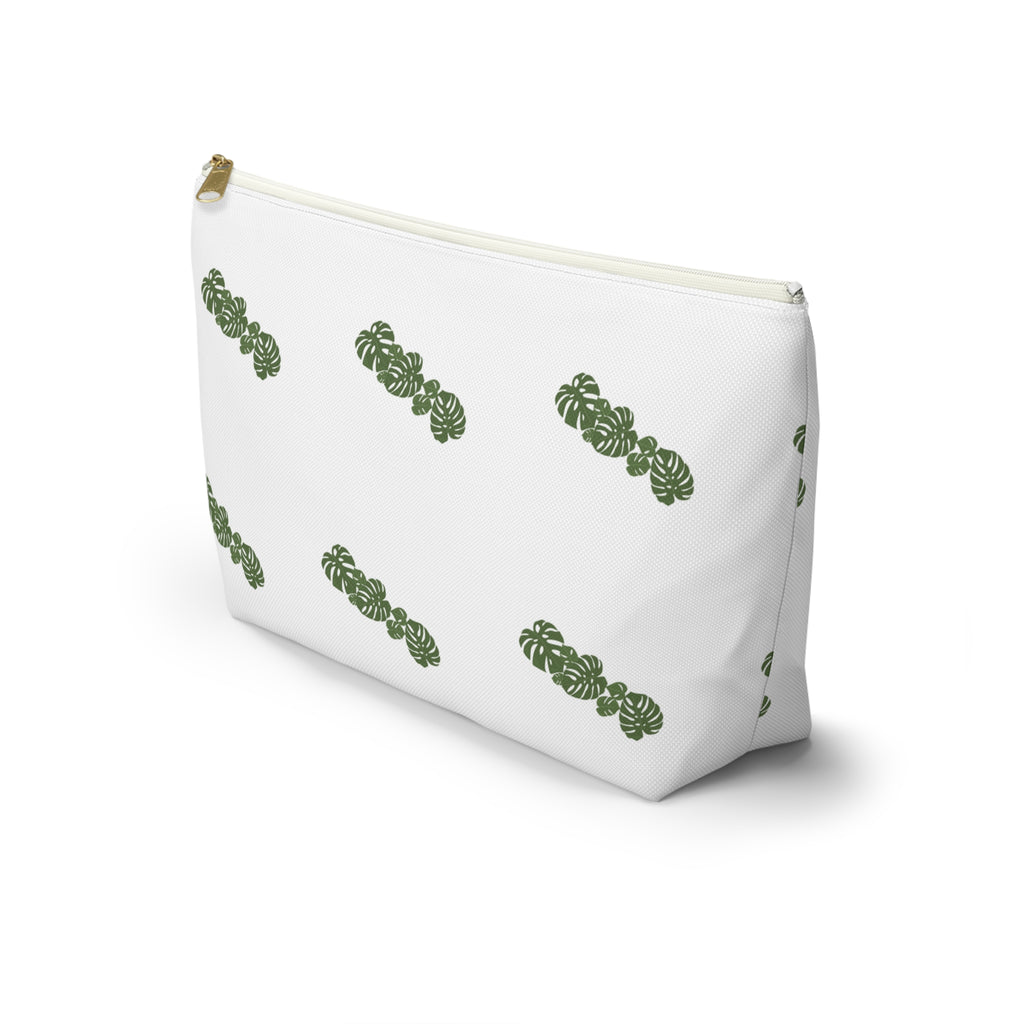 Botanical Accessory Pouch | Eco-Friendly Makeup Bag, Travel Organizer, Gift for Plant Lovers, Flower Power, Greenery Trend