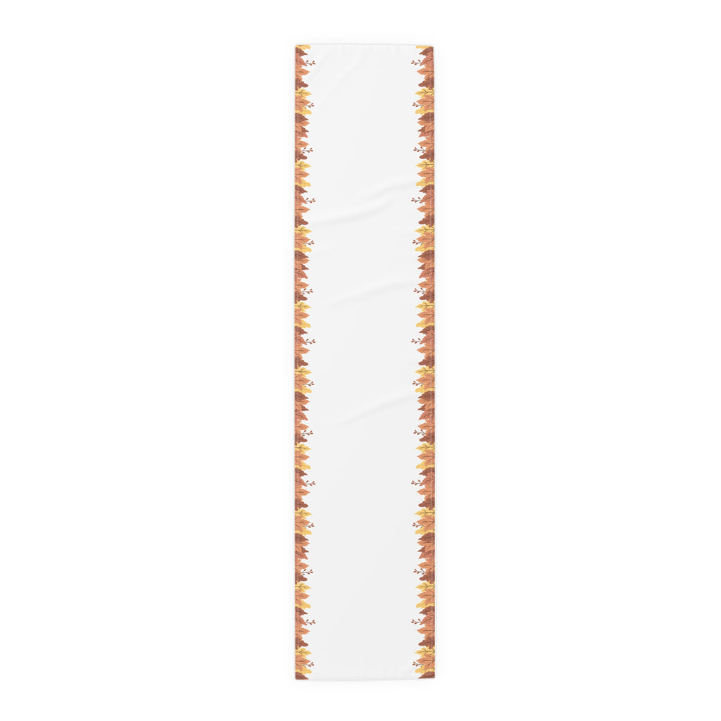 Autumn Leaves Table Runner, Fall Decor, Rustic Table Decoration, Thanksgiving Table Runner, Holiday Table Centerpiece