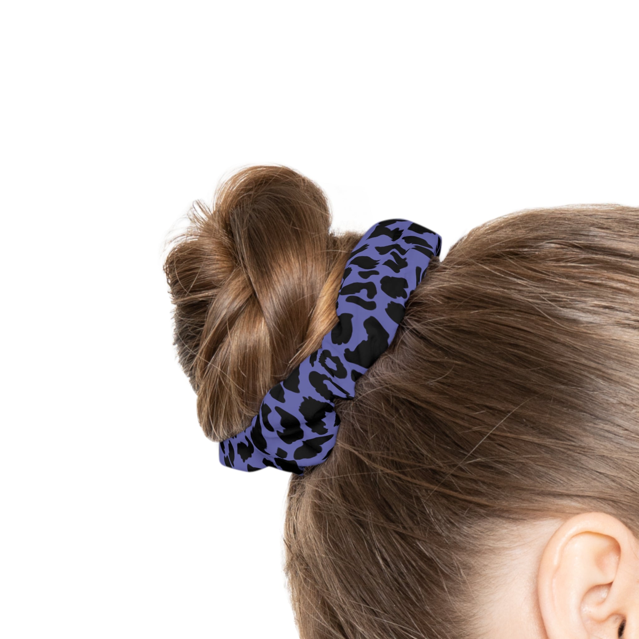 Chic Leopard Print Scrunchie - Stylish Hair Tie, Trendy Hair Accessory, Perfect for Everyday Wear, Gifts, and Festivals