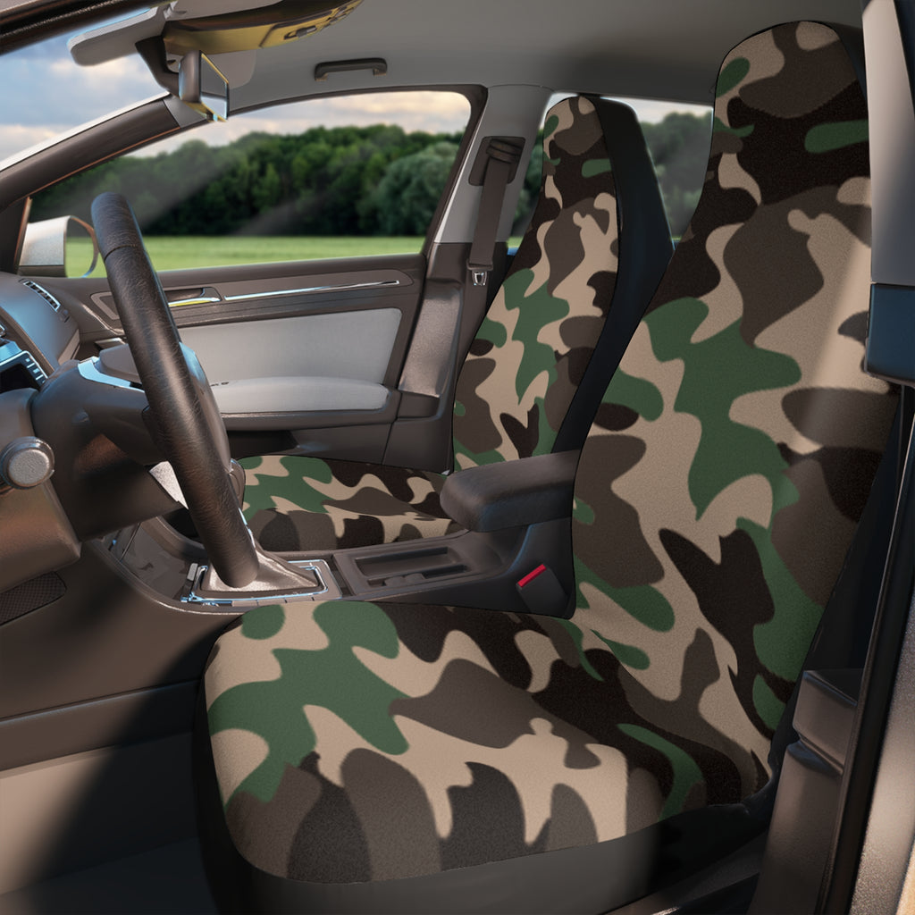 Camo Car Seat Covers, Vehicle Accessories, Car Interior Decor, Hunting Gifts, Outdoor Style, SUV Seat Protection