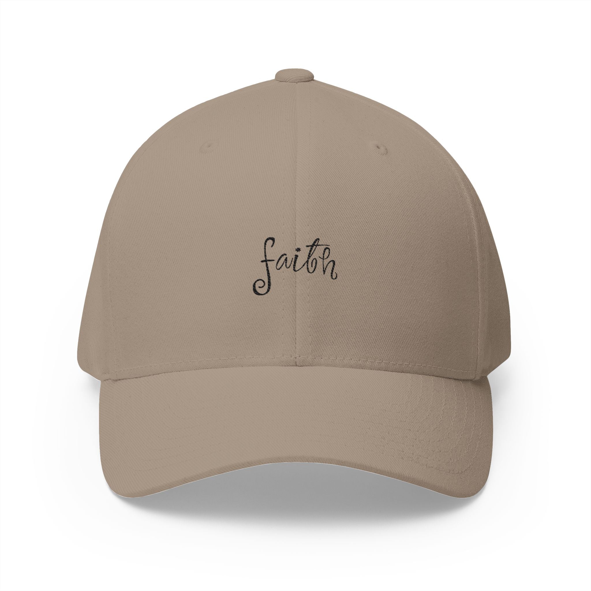 Faith Embroidered Cap - Closed-Back Structured Style, Perfect Gift for Faith, Daily Wear, Adjustable Cap, Summer Accessory