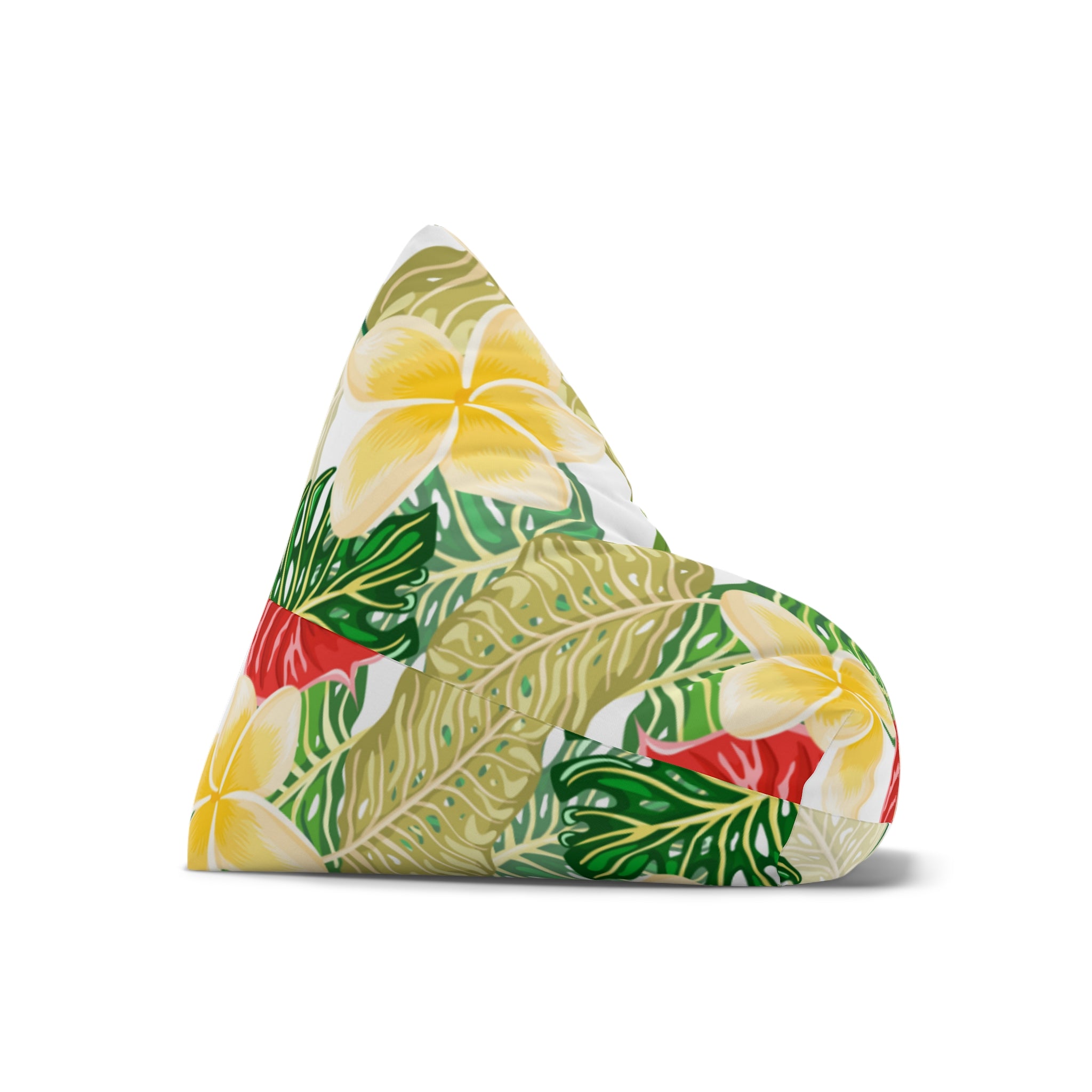 Tropical Bean Bag Chair Cover, Indoor Lounger, Fun Home Decor, Cozy Reading Nook, Summer Vibes, Gift for Kids