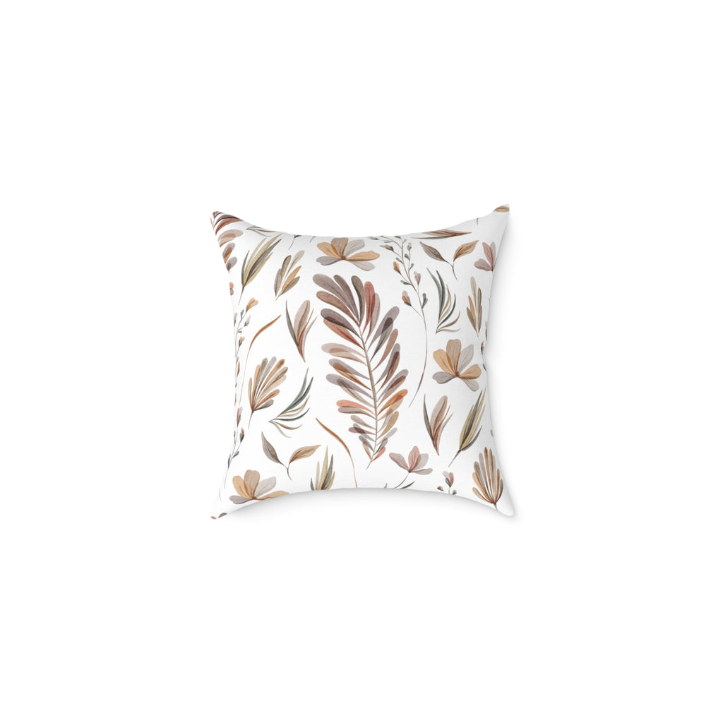 Botanical Square Pillow Cover - Cozy Floral Home Decor, Throw Pillow, Couch Cushion, Gift for Her, Housewarming, Mother’s Day