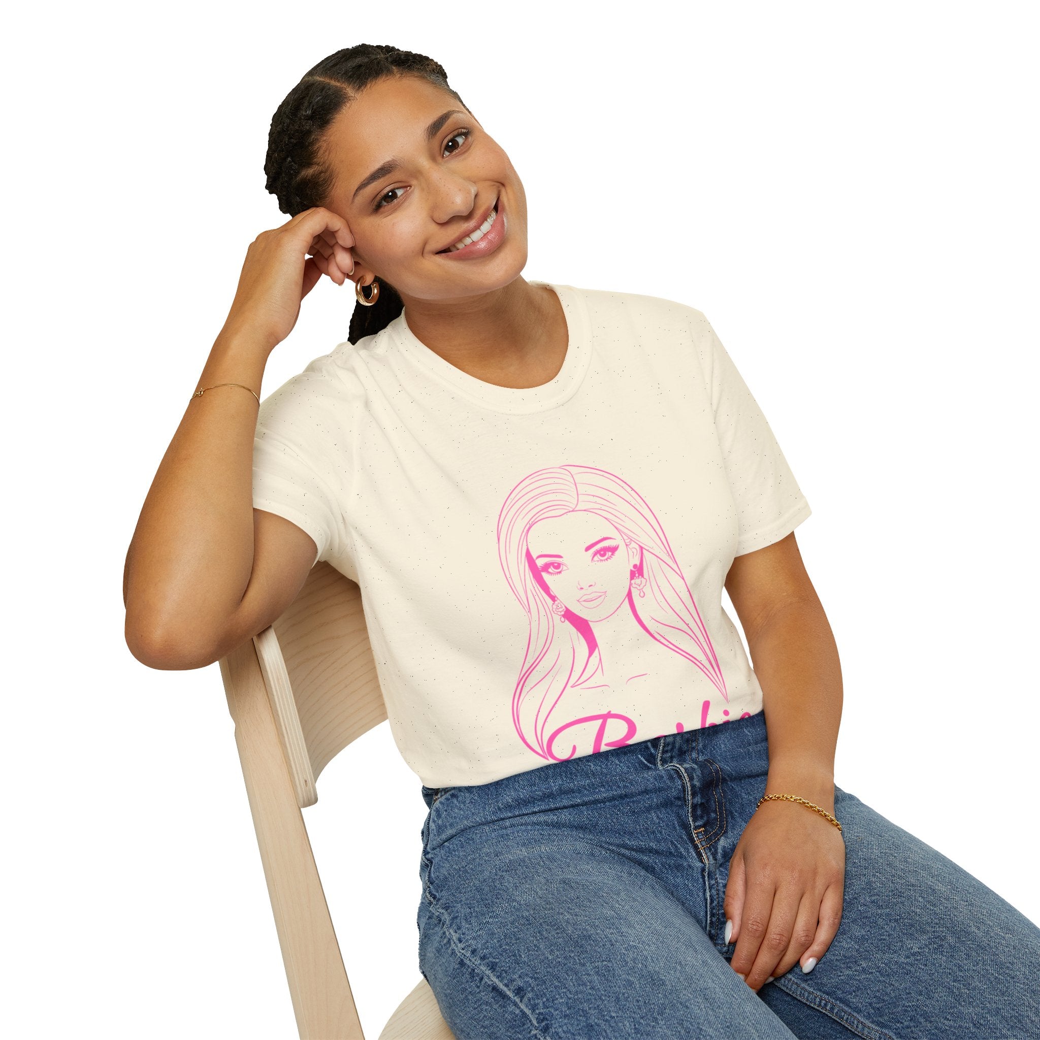 Barbie Inspired Unisex Softstyle T-Shirt | Cute Cartoon Tee for Casual Wear, Birthday Gift, Retro Fashion, Barbie Party, Trendy [...]