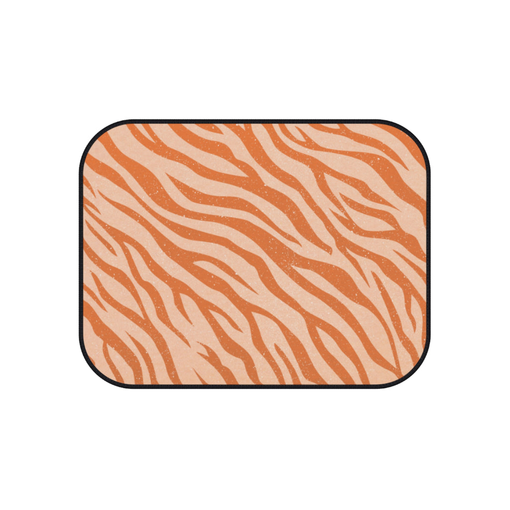 Tropical Tiger Print Car Mats - Set of 4, Animal Print Car Accessories, Unique Car Decor, Stylish Auto Mats, Perfect for Nature Lovers