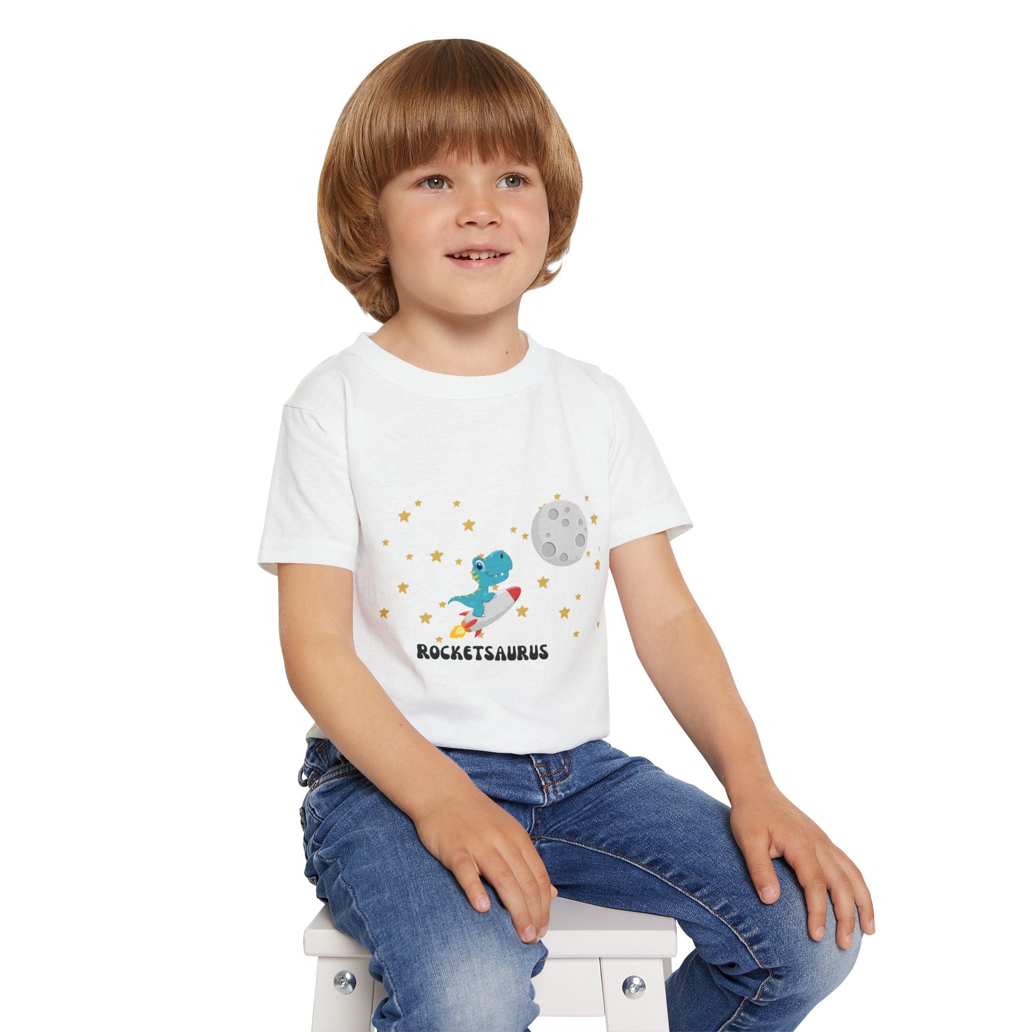 Kids' Space Explorer T-Shirt, Toddler Tee, Rocketsaurus Shirt, Birthday Gift, Fun Playwear, Outer Space Theme