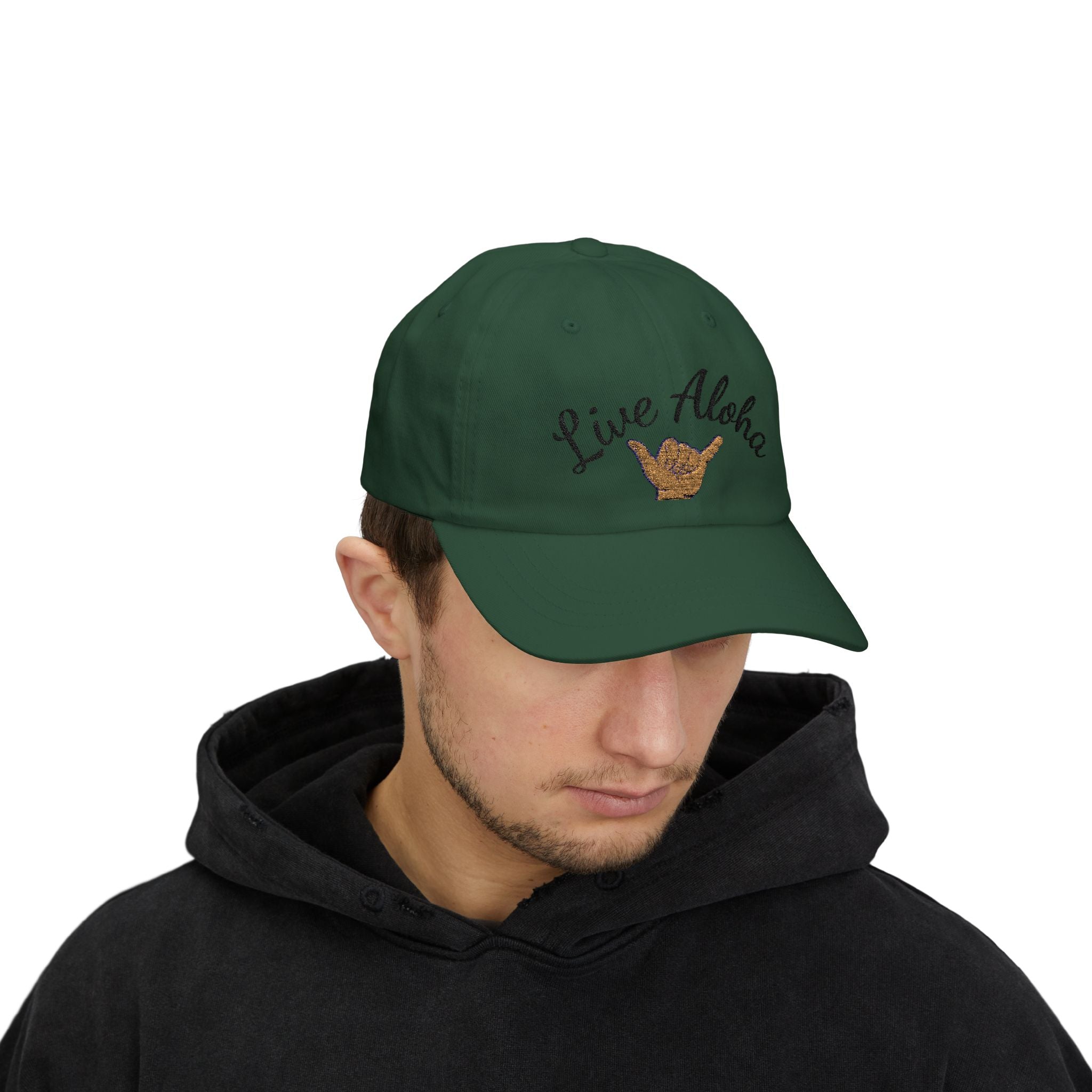 Live Aloha Classic Dad Cap - Beach Vibes, Casual Style, Outdoor Adventures, Gift for Dad, Summer Sunshine