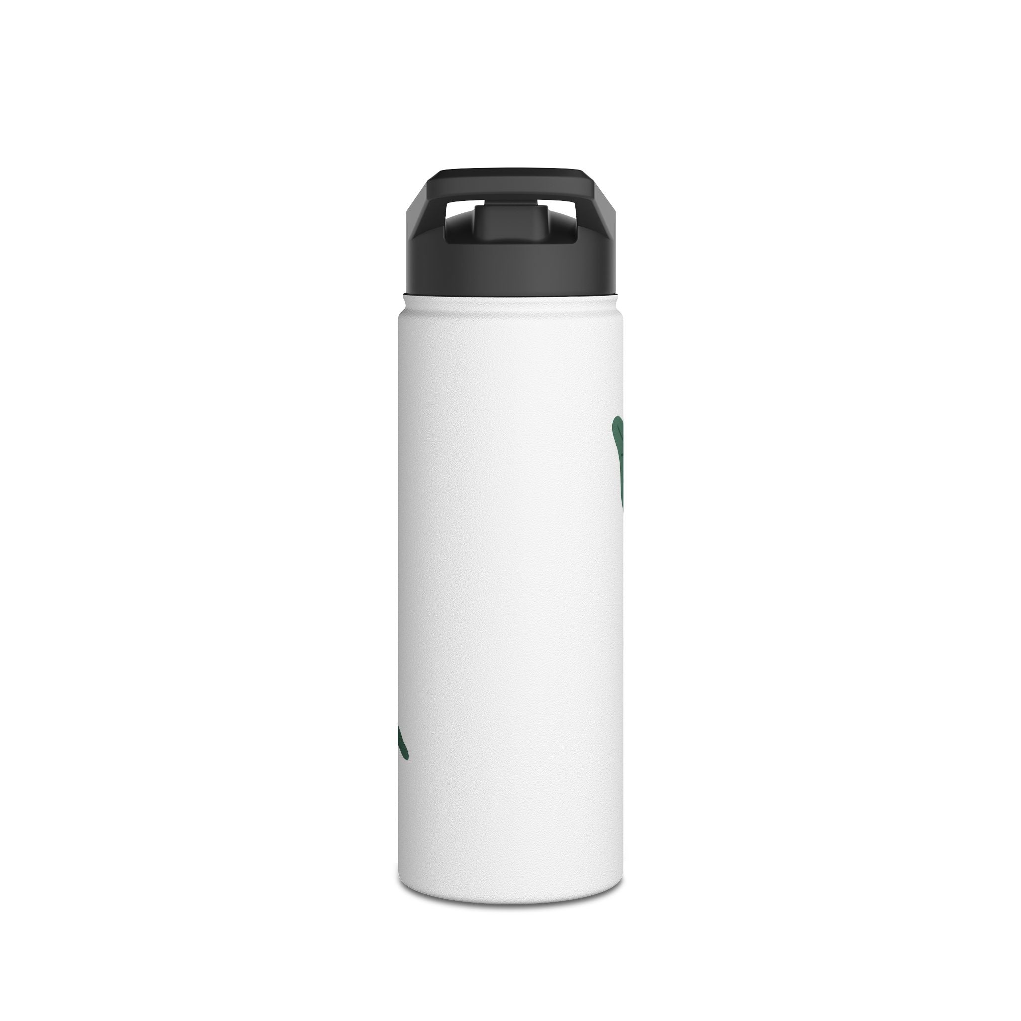 Water Bottle, Standard Lid, Tropical Island Design - Stainless Steel, Reusable, Eco-Friendly, Leakproof, Outdoor Travel Mug