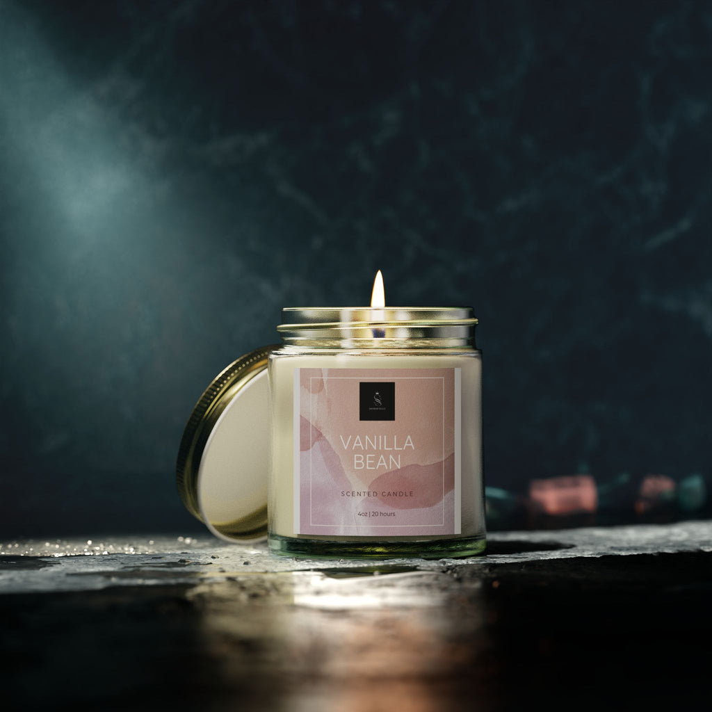 Vanilla Bean Scented Candles - Perfect for Relaxation, Gifts, Home Decor, Self-Care, Aromatherapy