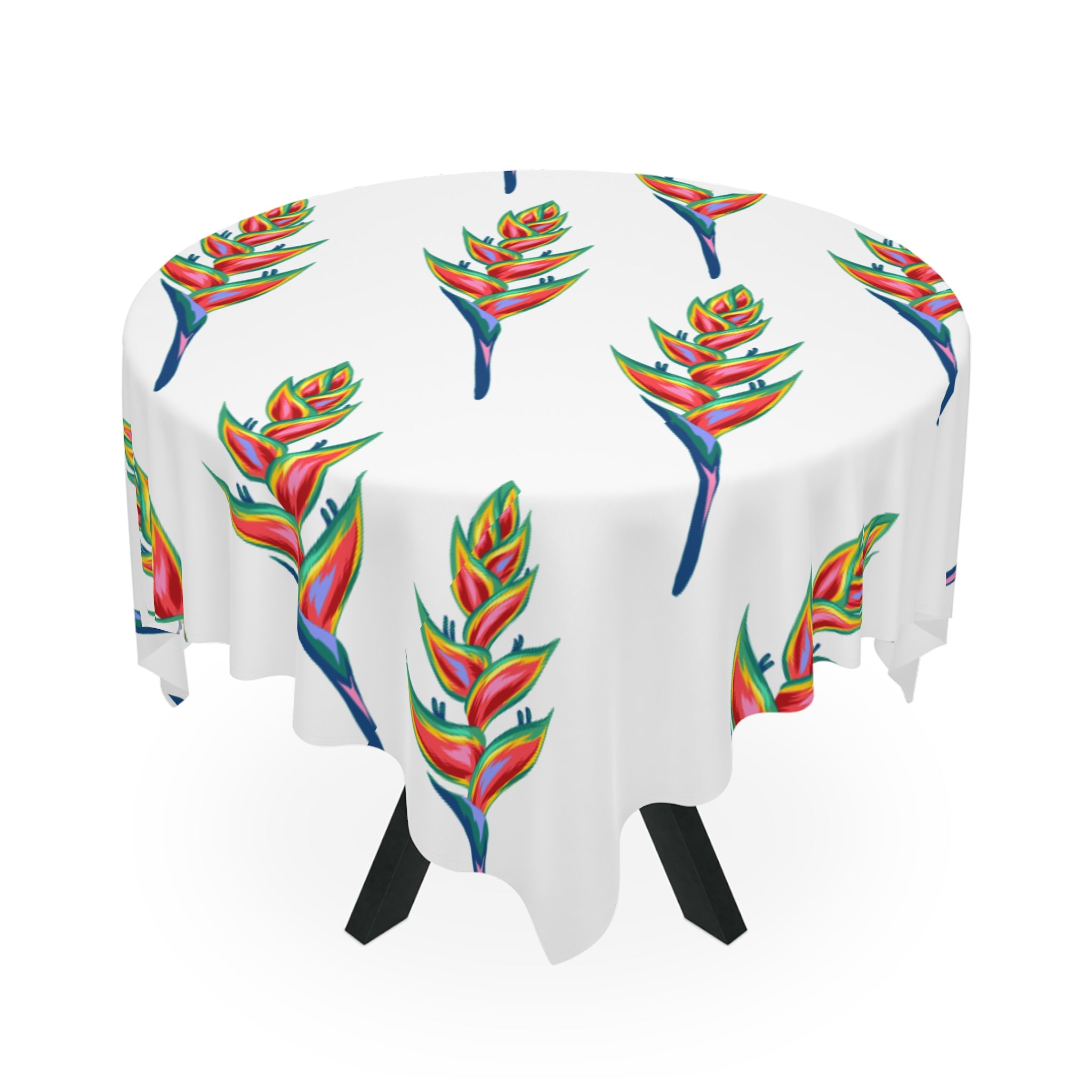 Vibrant Floral Tablecloth, Tropical Decor, Boho Home Accents, Summer Parties, Holiday Dining, Garden Gatherings