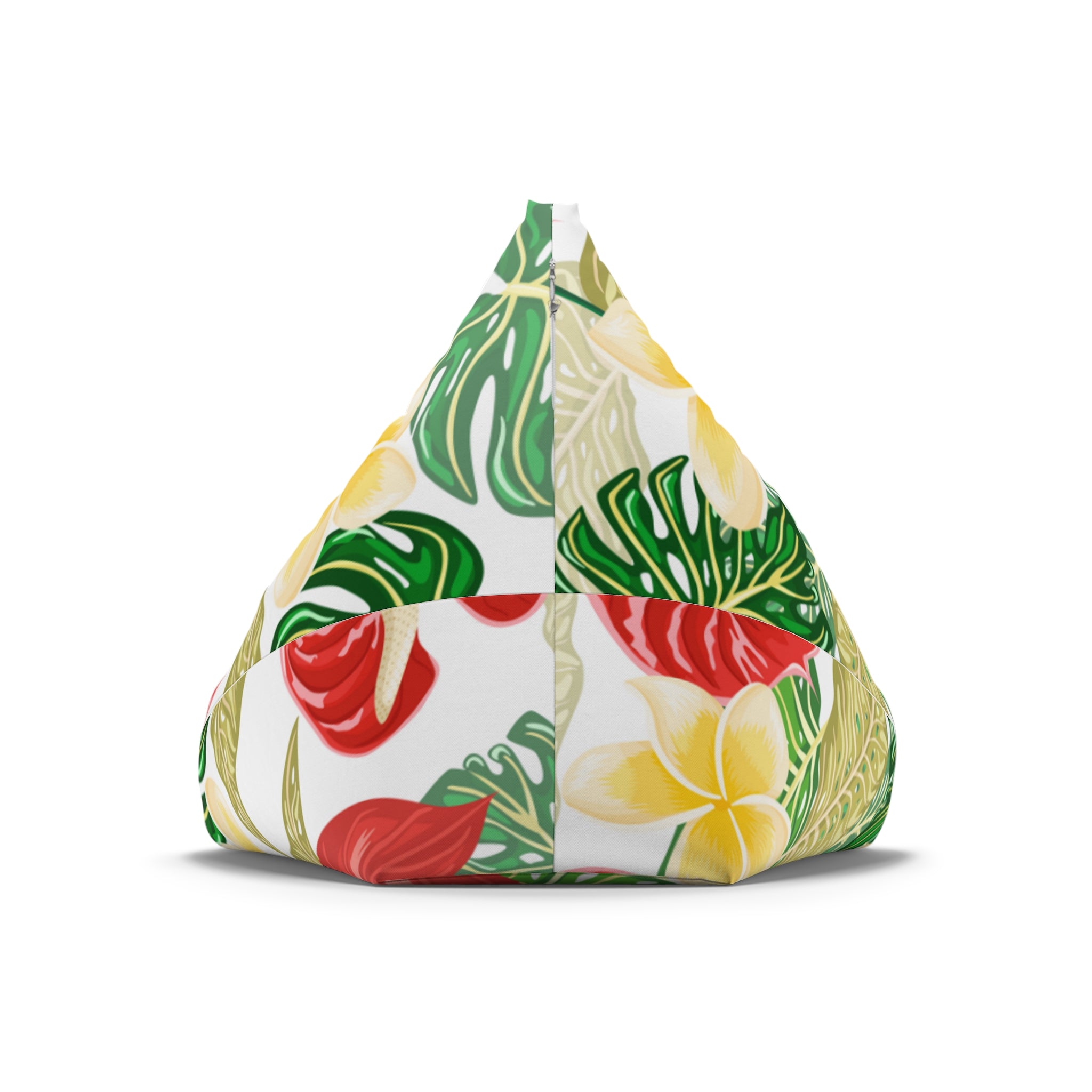 Tropical Bean Bag Chair Cover, Indoor Lounger, Fun Home Decor, Cozy Reading Nook, Summer Vibes, Gift for Kids