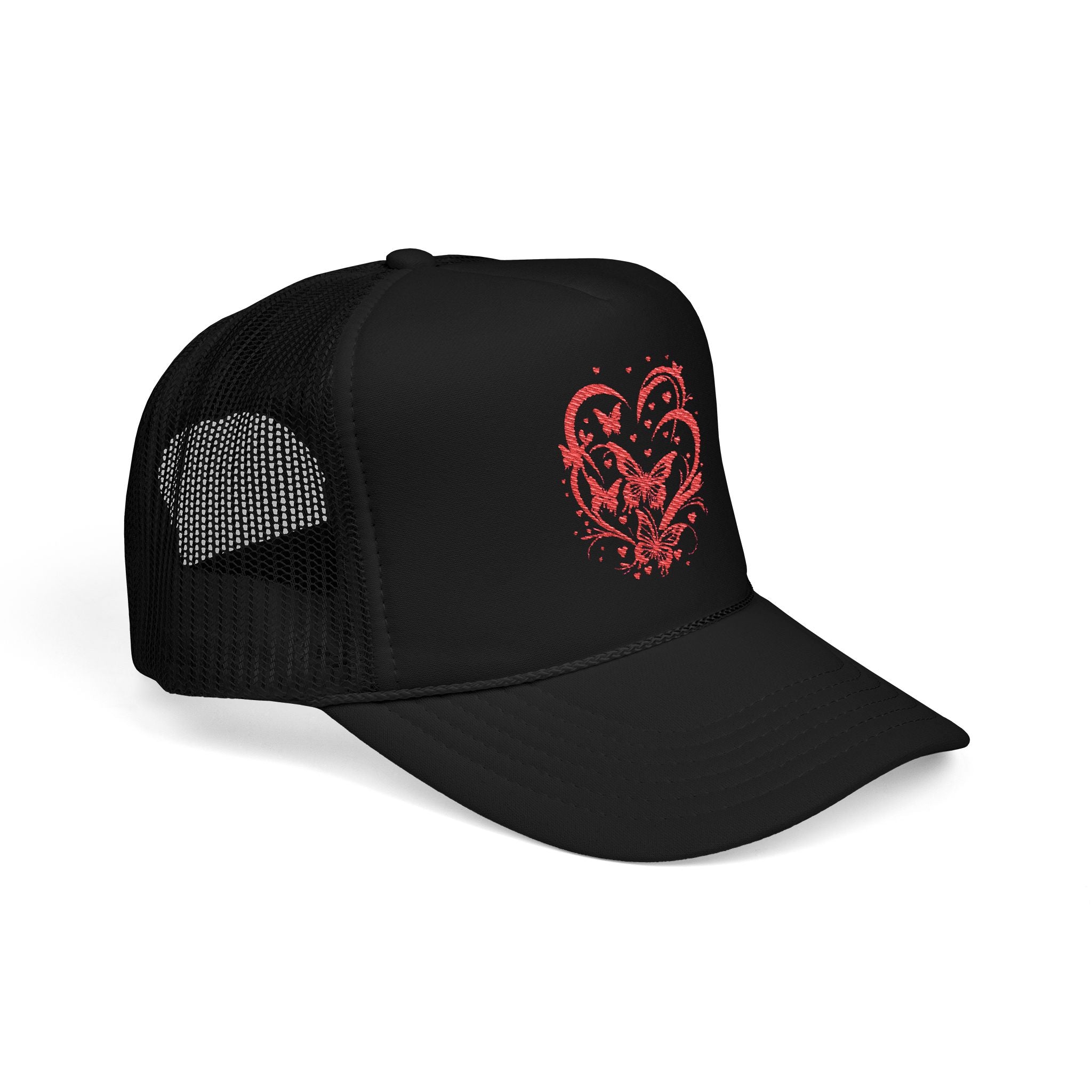 Embroidered Foam Trucker Hat, Trendy Caps, Casual Hat for Summer, Outdoor Activities, Gift for Him/Her, Holiday Essentials