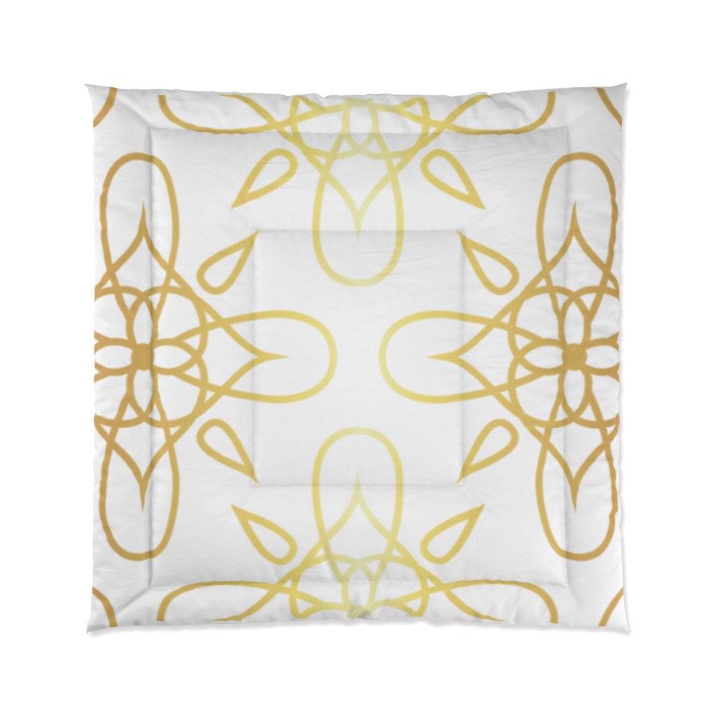 Elegant Geometric Comforter | Cozy Bedroom Decor, Modern Bedding, Luxury Home Textiles, Wedding Gift, Cozy Gift
