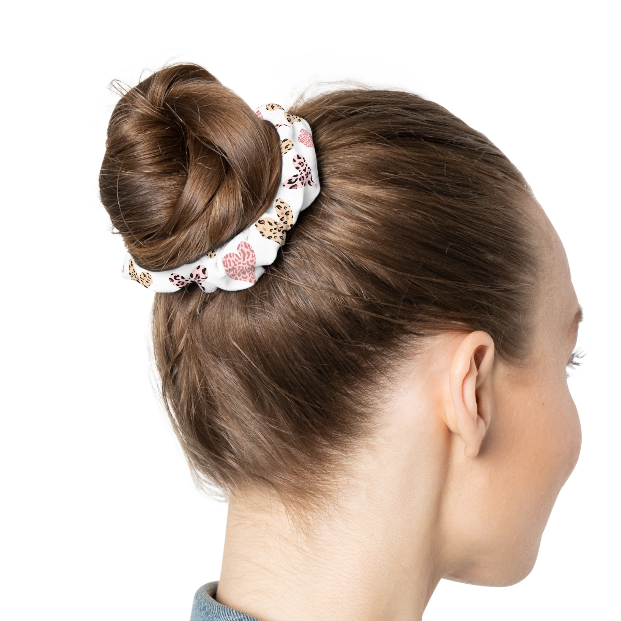 Chic Leopard Print Scrunchie, Stylish Hair Accessory, Perfect for Everyday Use, Gifts for Her, Trendy Hair Tie, Fashion Scrunchie