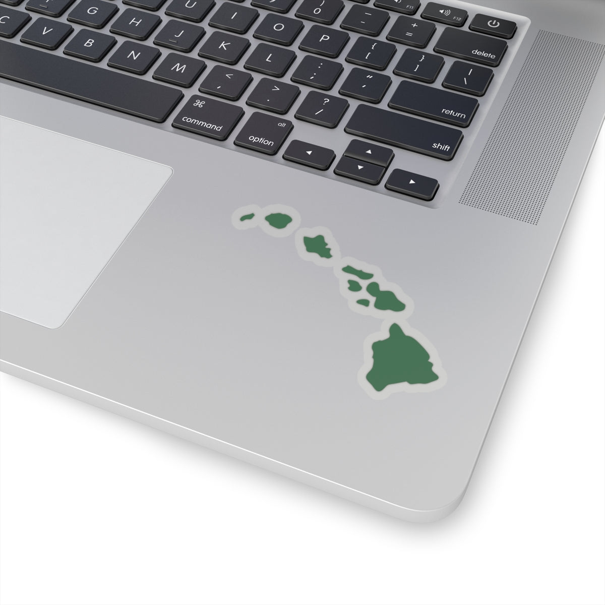 Hawaiian Map Stickers, Kiss-Cut Stickers for Laptops, Travel-themed Decals, Eco-friendly Stationery, Tropical Decor