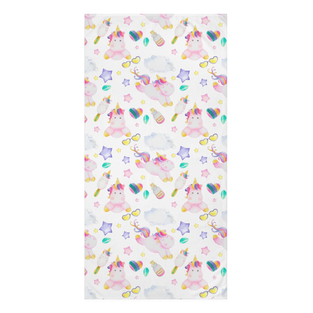 Whimsical Unicorn Mink-Cotton Towel - Soft and Cozy Bathroom Accessory, Perfect for Kids, Gifts, Pool Days, Beach Fun, and Everyday Use