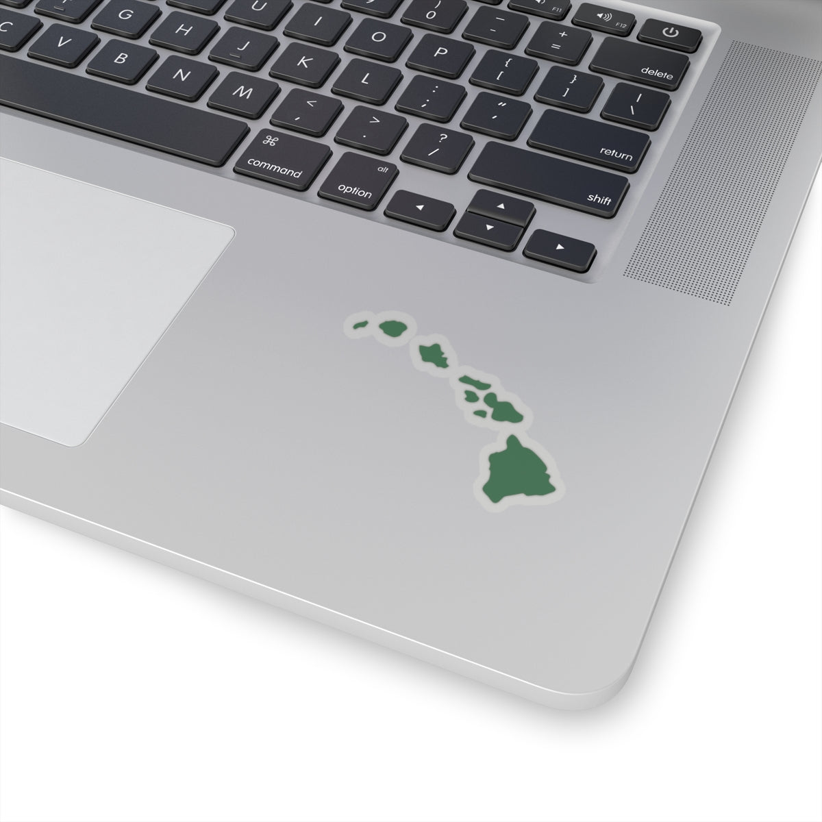 Hawaiian Map Stickers, Kiss-Cut Stickers for Laptops, Travel-themed Decals, Eco-friendly Stationery, Tropical Decor