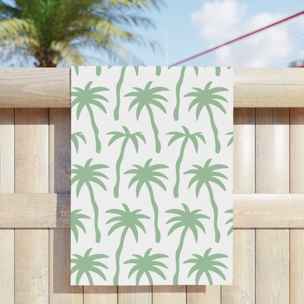 Tropical Palm Beach Towels, Summer Essentials, Poolside Must-Have, Vacation Gear, Gift for Beach Lovers
