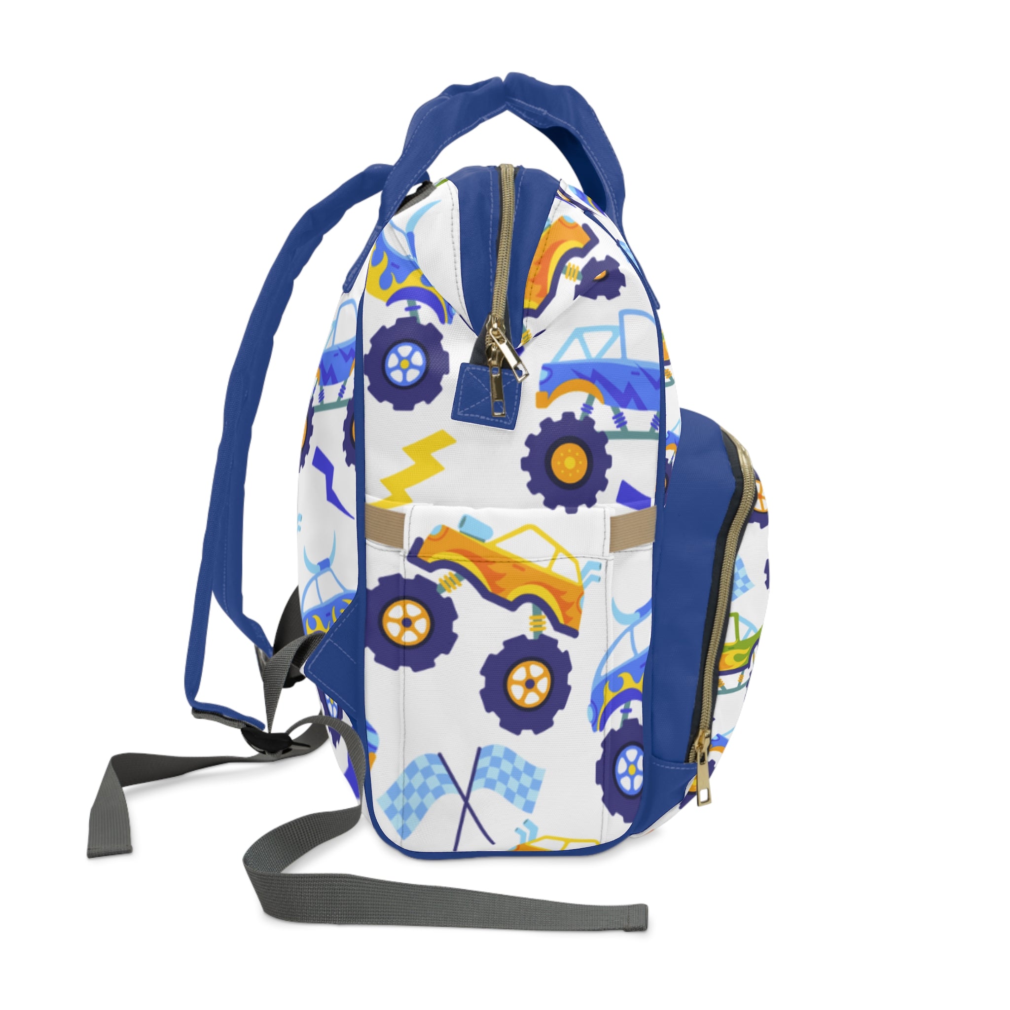 Multifunctional Monster Truck Diaper Backpack - Stylish Baby Bag for On-the-Go Parents, Ideal for Baby Showers, New Moms, Travel, [...]