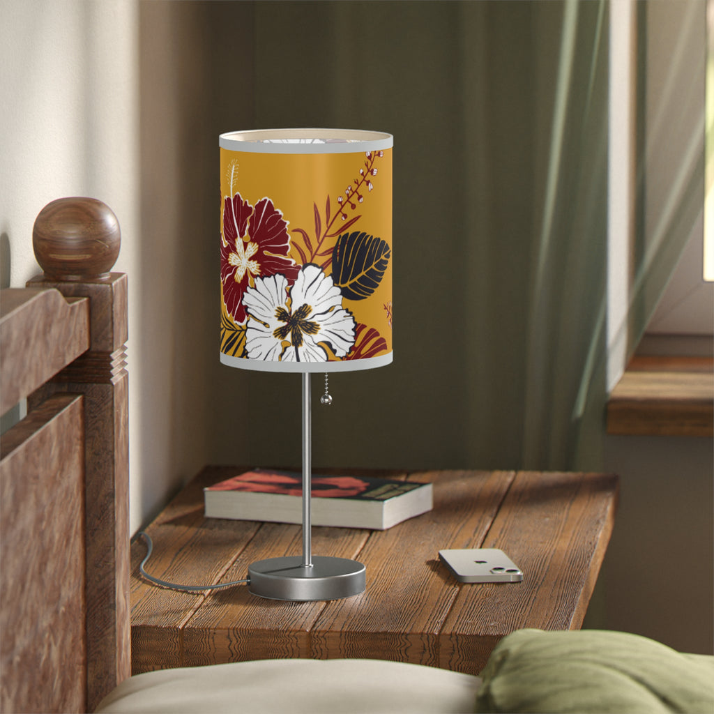 Floral Table Lamp | Chic Home Décor, Boho Lighting, Modern Decor, Bedroom Accent, Gift for Her