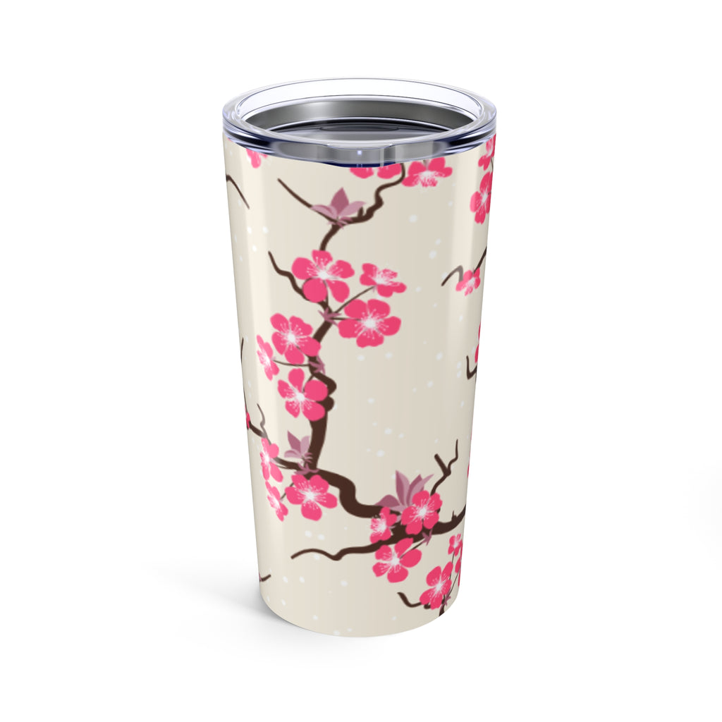 Blossom Floral Tumbler | 20oz Travel Mug for Hot & Cold Drinks | Perfect Gift for Spring, Nature Lovers, Housewarming