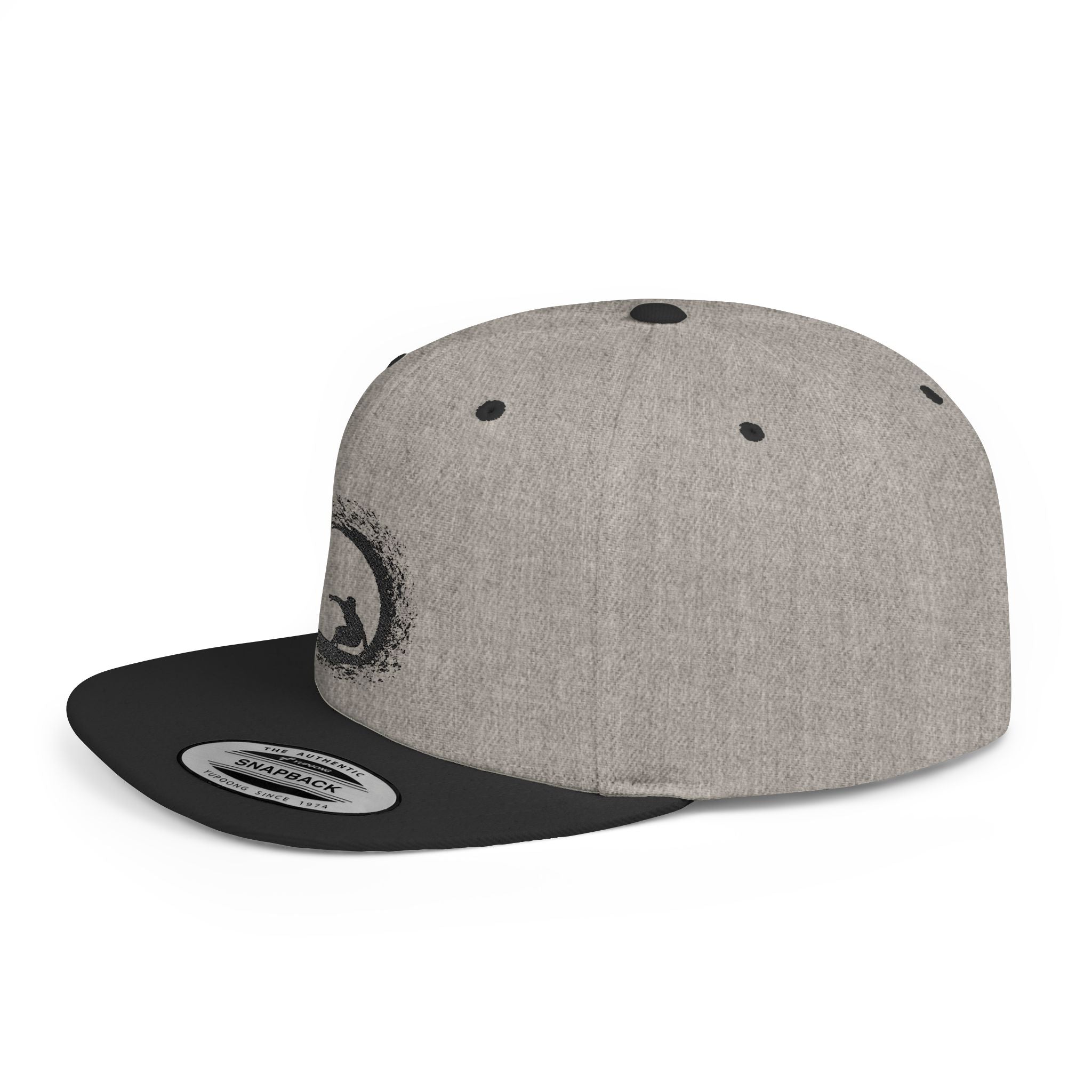 Surfing Flat Bill Snapback Hat, Beachwear Gift, Trendy Hats for Summer, Cool Men's Accessories, Outdoor Adventure Gear