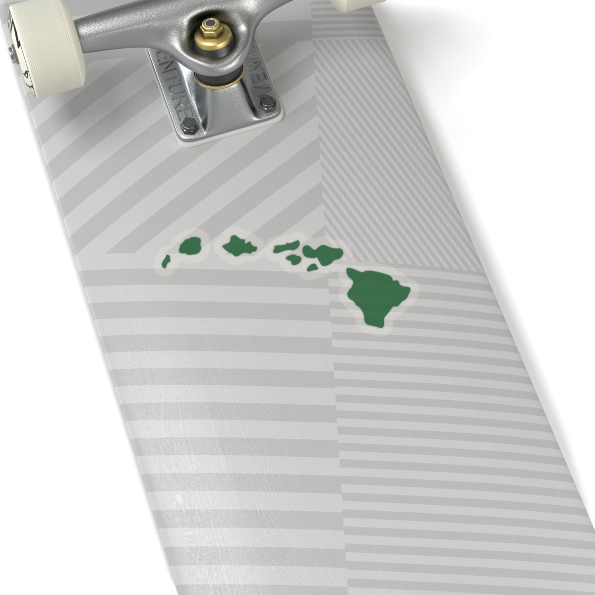 Hawaiian Map Stickers, Kiss-Cut Stickers for Laptops, Travel-themed Decals, Eco-friendly Stationery, Tropical Decor
