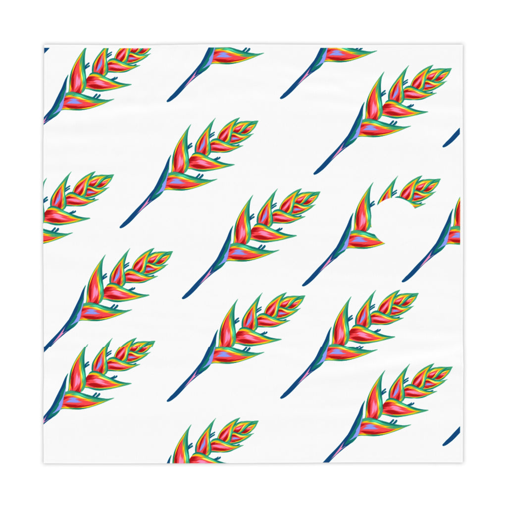 Vibrant Floral Tablecloth, Tropical Decor, Boho Home Accents, Summer Parties, Holiday Dining, Garden Gatherings