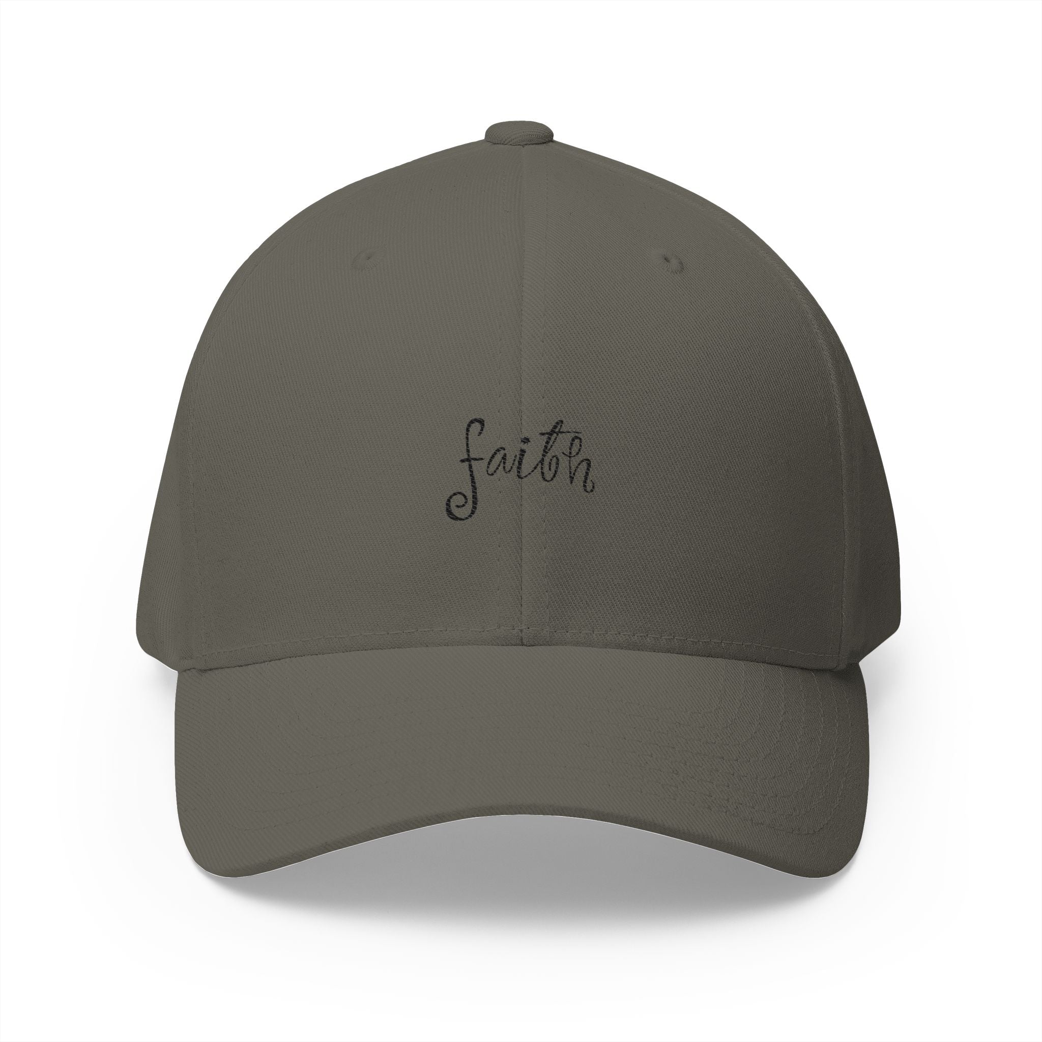 Faith Embroidered Cap - Closed-Back Structured Style, Perfect Gift for Faith, Daily Wear, Adjustable Cap, Summer Accessory