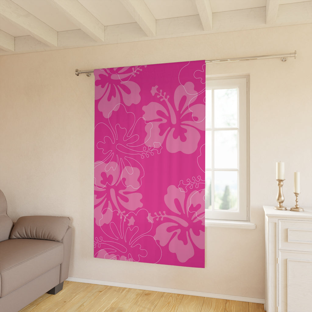 Vibrant Floral Window Curtain - Chic Home Decor, Tropical Vibe, Living Room Accent, Bedroom Elegance, Gift for Housewarming, Summer Theme