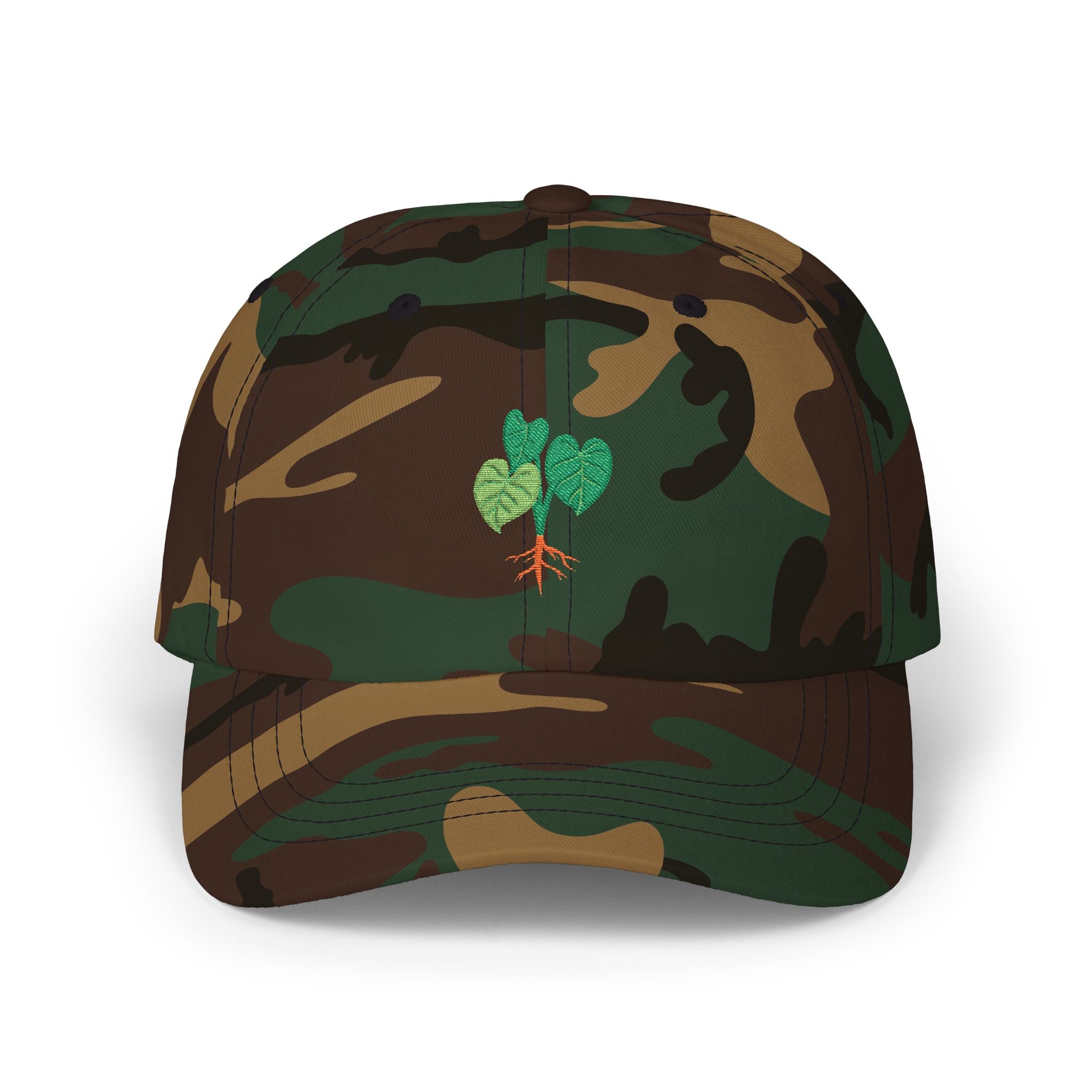 Kalo(taro leaf) Classic Dad Cap | Casual Green Leaf Hat, Gift for Dads, Gardening Enthusiasts, Outdoor Lovers, Eco-Friendly Fashion