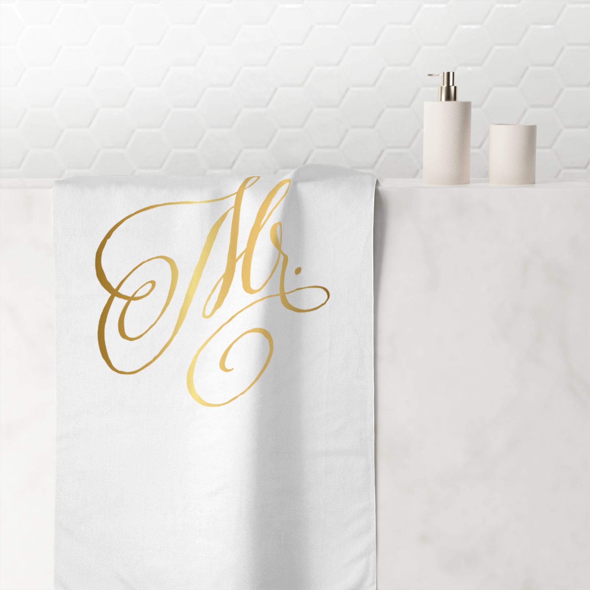 Stylish Mink-Cotton Towel Set for Couples, Elegant Home Decor, Bridal Shower Gift, Personalized Beach Towels, Wedding Gifts, Mr & Mrs [...]