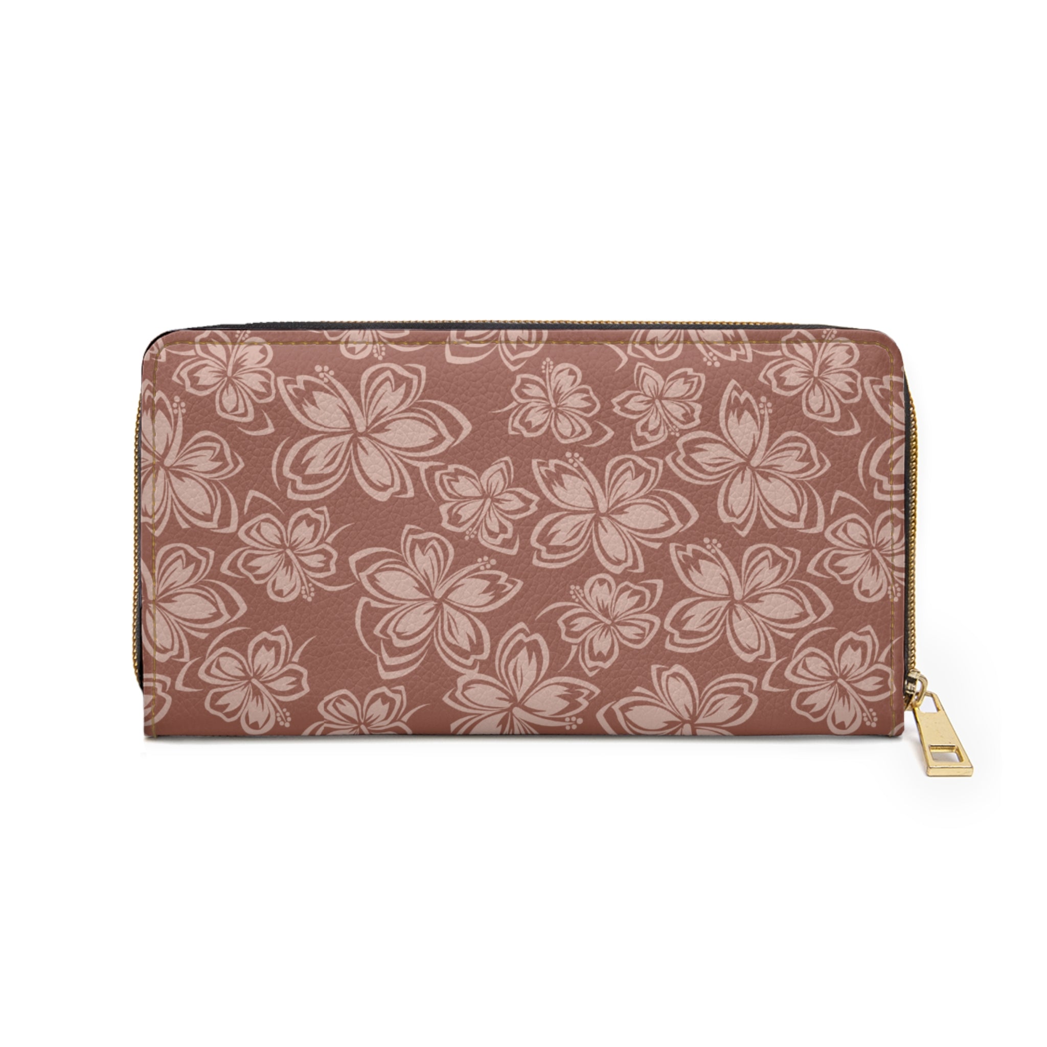 Hawaiian Hibiscus Floral Zipper Wallet | Stylish Women's Accessory, Perfect Gift for Her, Travel Wallet, Everyday Use, Mother's Day Gift
