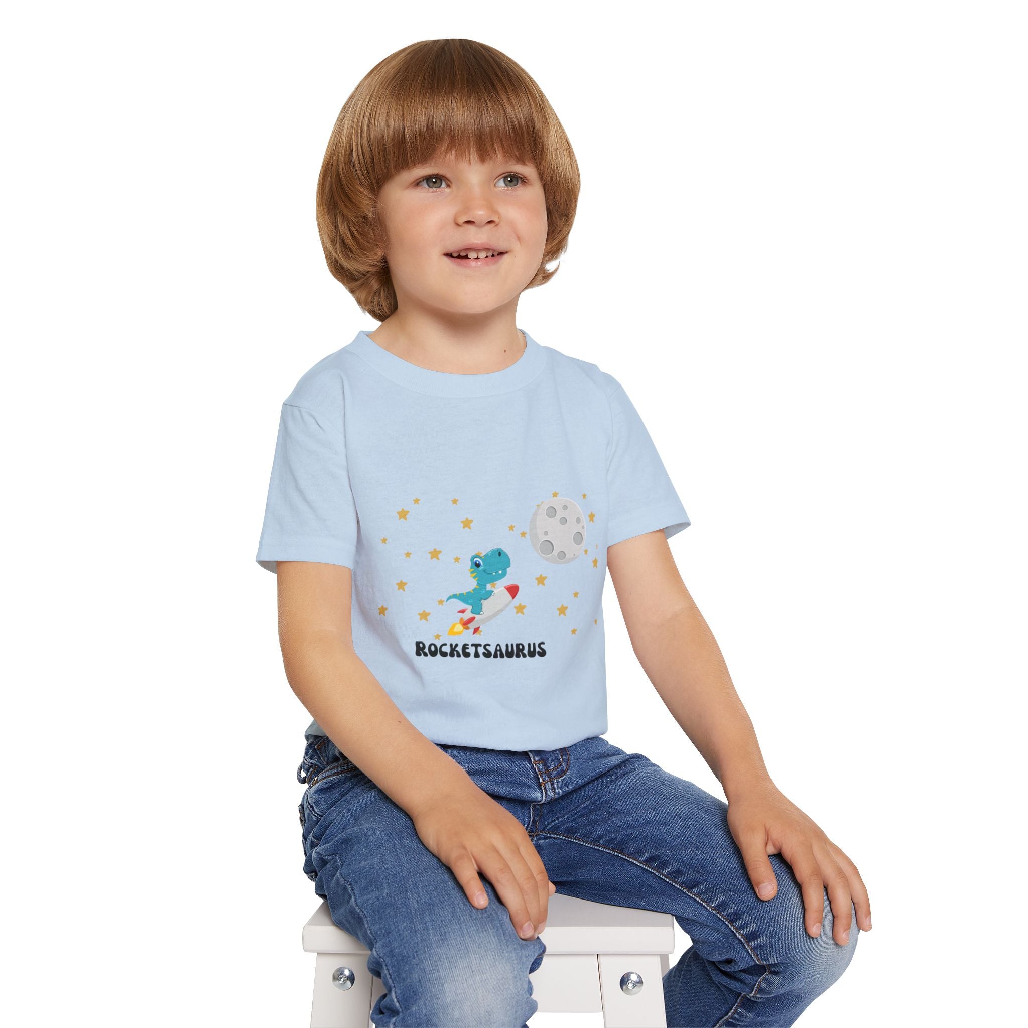 Kids' Space Explorer T-Shirt, Toddler Tee, Rocketsaurus Shirt, Birthday Gift, Fun Playwear, Outer Space Theme