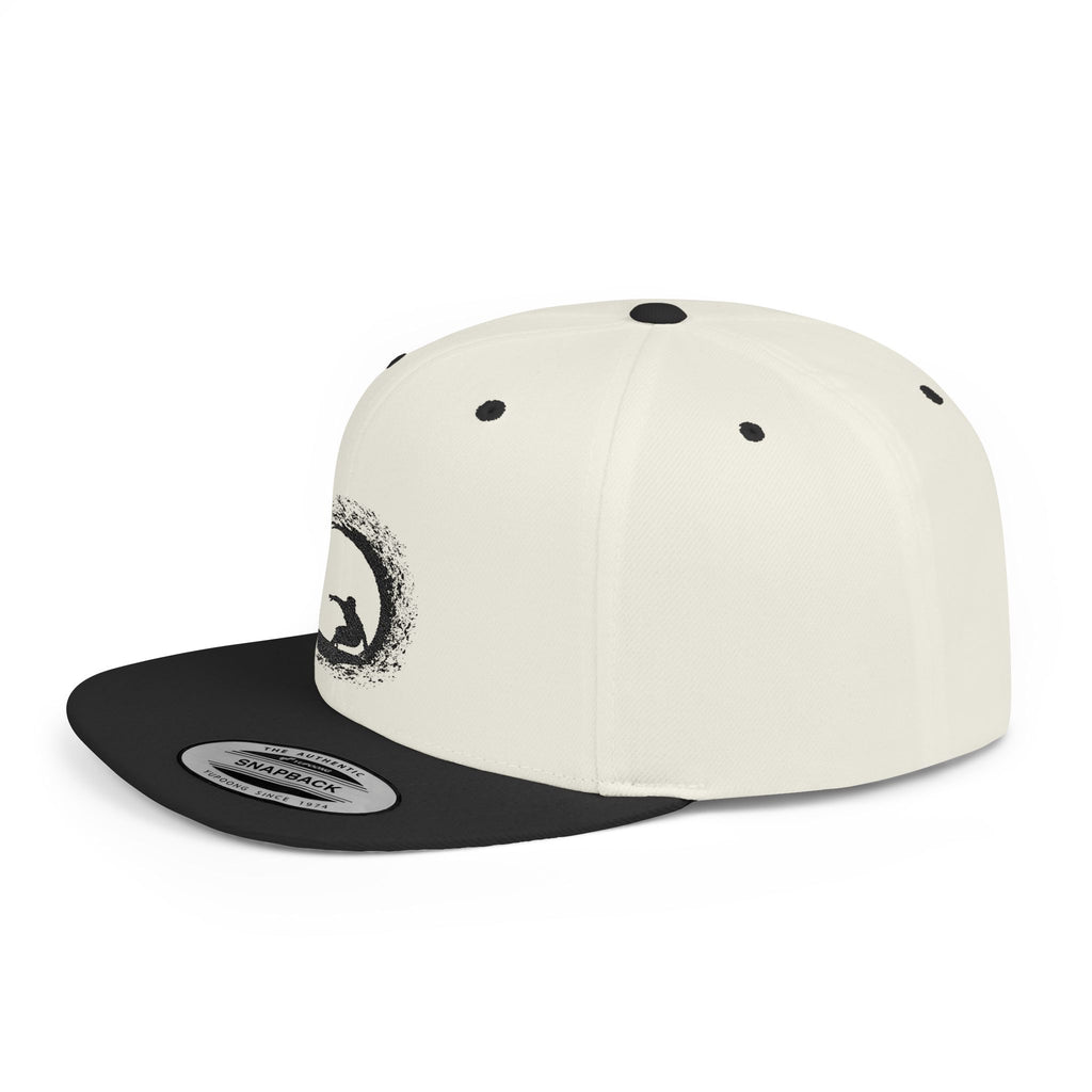 Surfing Flat Bill Snapback Hat, Beachwear Gift, Trendy Hats for Summer, Cool Men's Accessories, Outdoor Adventure Gear
