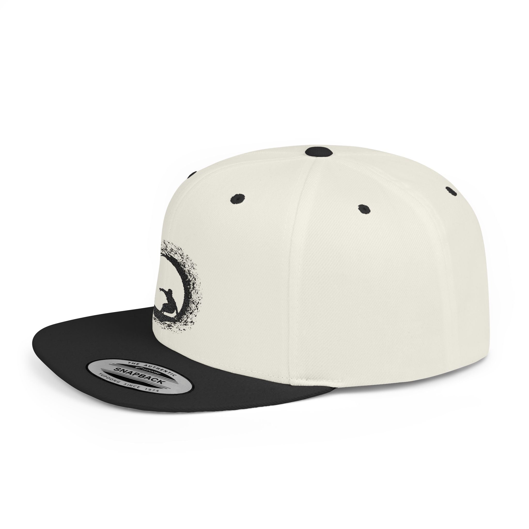 Surfing Flat Bill Snapback Hat, Beachwear Gift, Trendy Hats for Summer, Cool Men's Accessories, Outdoor Adventure Gear