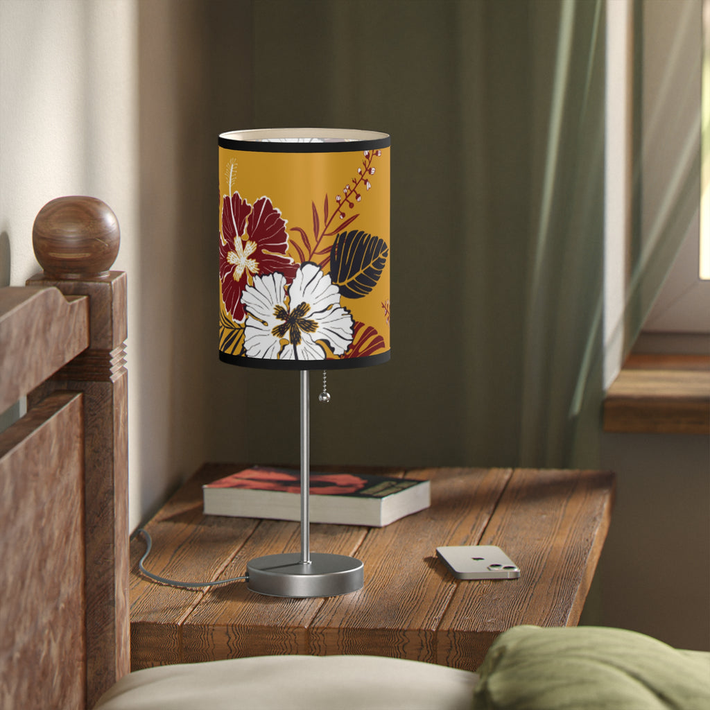 Floral Table Lamp | Chic Home Décor, Boho Lighting, Modern Decor, Bedroom Accent, Gift for Her