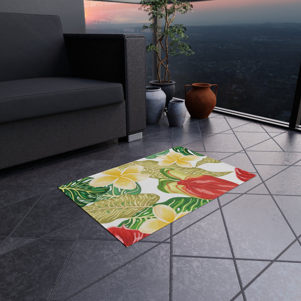 Tropical Outdoor Rug - Perfect for Patios, Decks, and Poolside Decor, Floral Mat for Summer Gatherings, Beach-Themed Home Decor, Ideal [...]