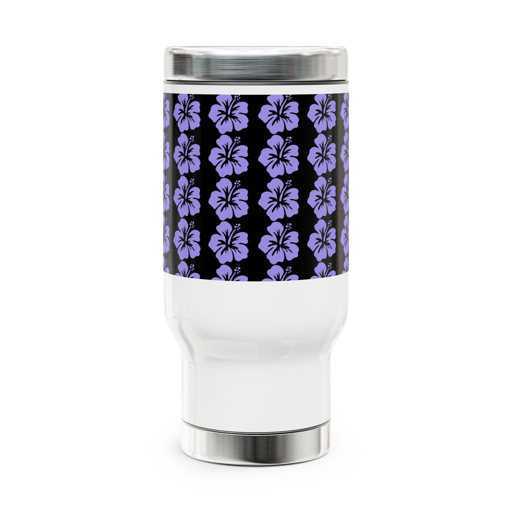 Floral Stainless Steel Travel Mug, Hibiscus Travel Cup, Coffee Mug with Handle, Perfect Gift for Garden Lovers, Summer Picnic [...]
