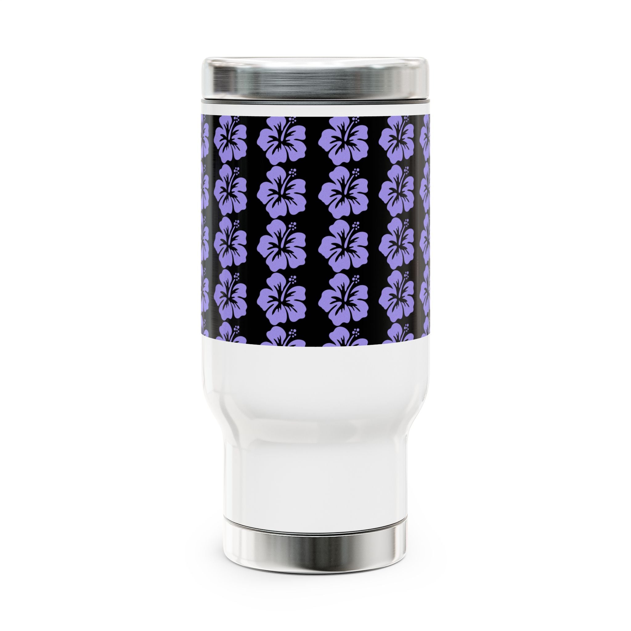 Floral Stainless Steel Travel Mug, Hibiscus Travel Cup, Coffee Mug with Handle, Perfect Gift for Garden Lovers, Summer Picnic [...]