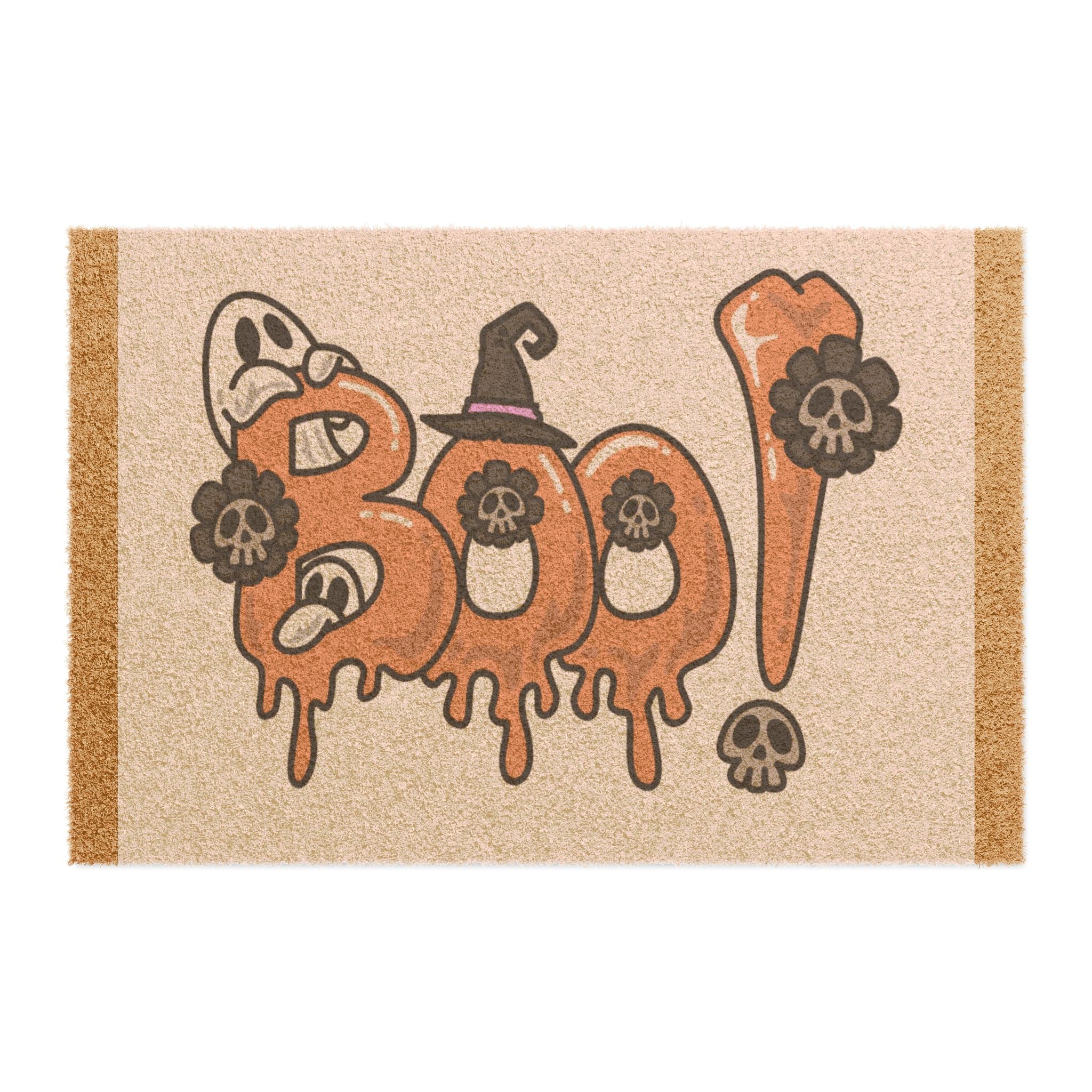 Boo Halloween Doormat, Spooky Entrance Rug, Boo! Welcome Mat, Fall Decorations, Trick or Treat Decor