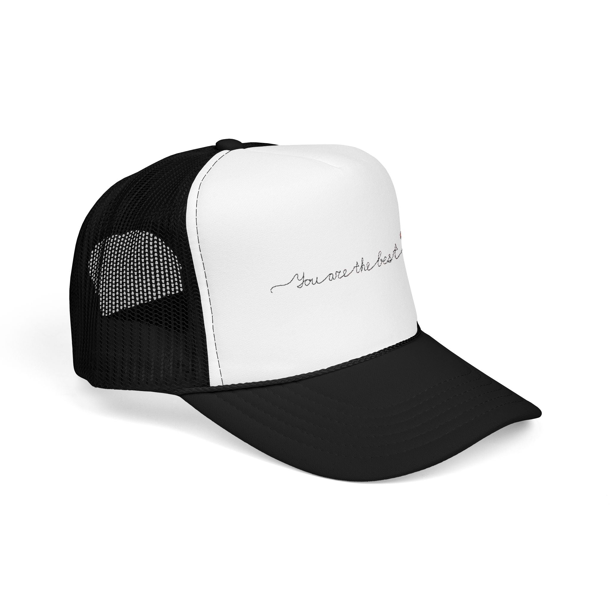 Copy of You Are the Best Foam Trucker Hat, Custom Embroidered Cap, Gift for Friends, Casual Wear, Birthday Gift, Inspirational Accessory